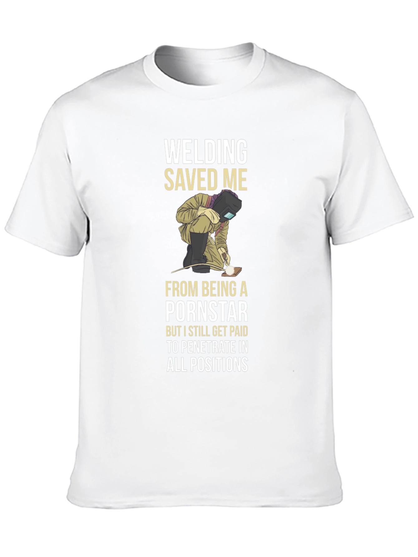 Welding Saved Me T-Shirt Funny Welder Tee - 10
