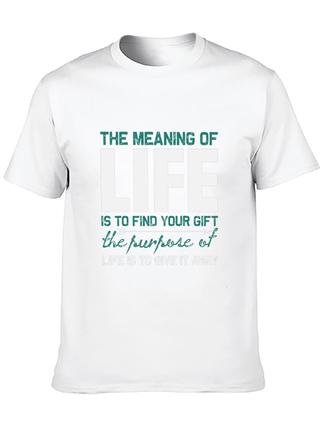 Black Meaning of Life Graphic T-Shirt - Find Your Gift view 10