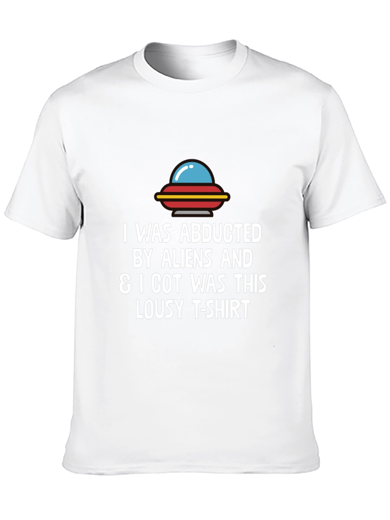 Black Abducted by Aliens Graphic T-Shirt - Men's Black Tee view 10