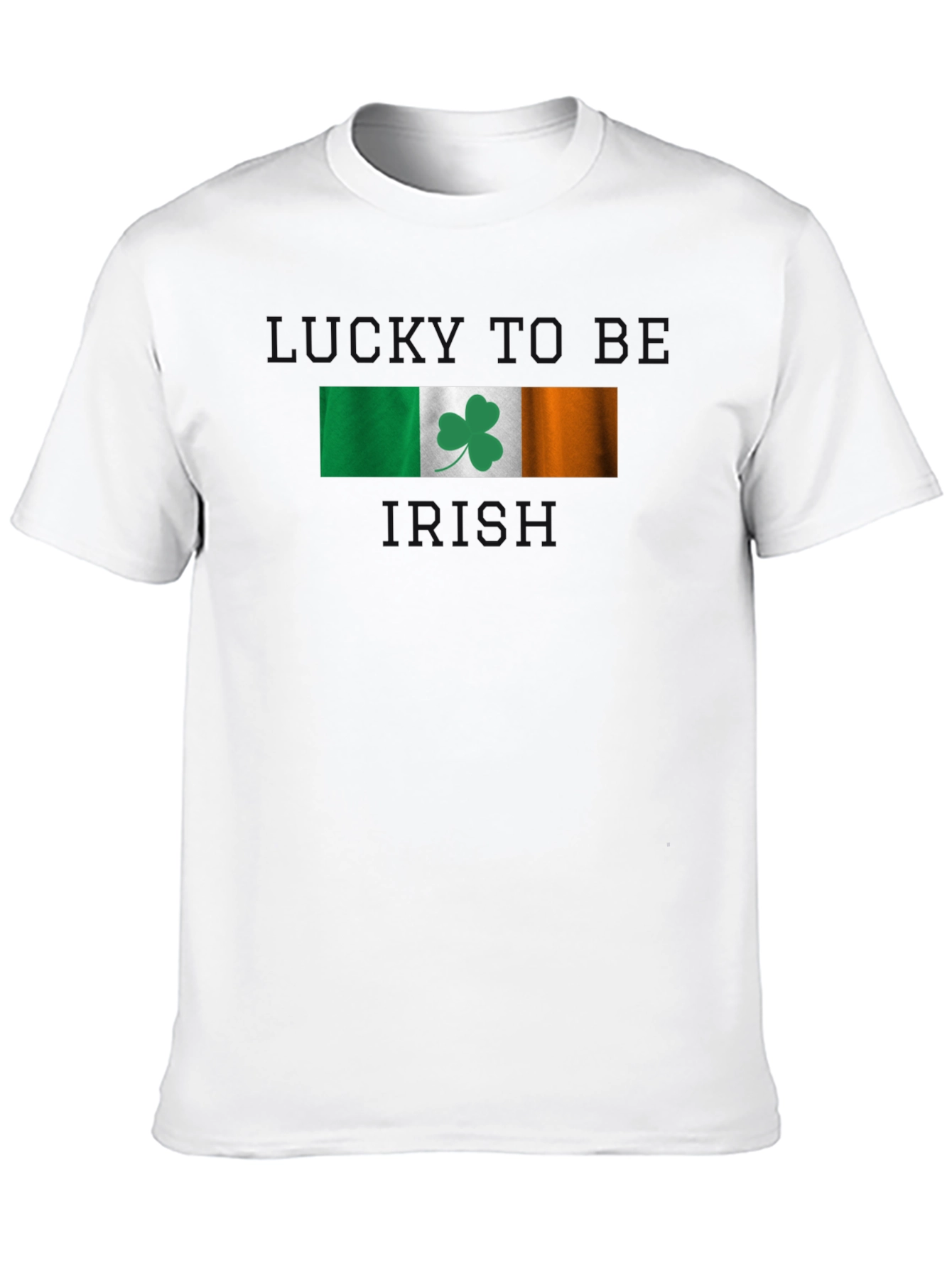 Black Lucky To Be Irish T-Shirt view 10