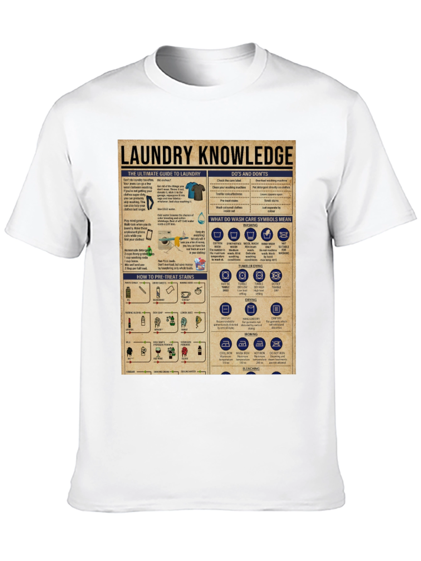 Black Laundry Knowledge T-Shirt view 10