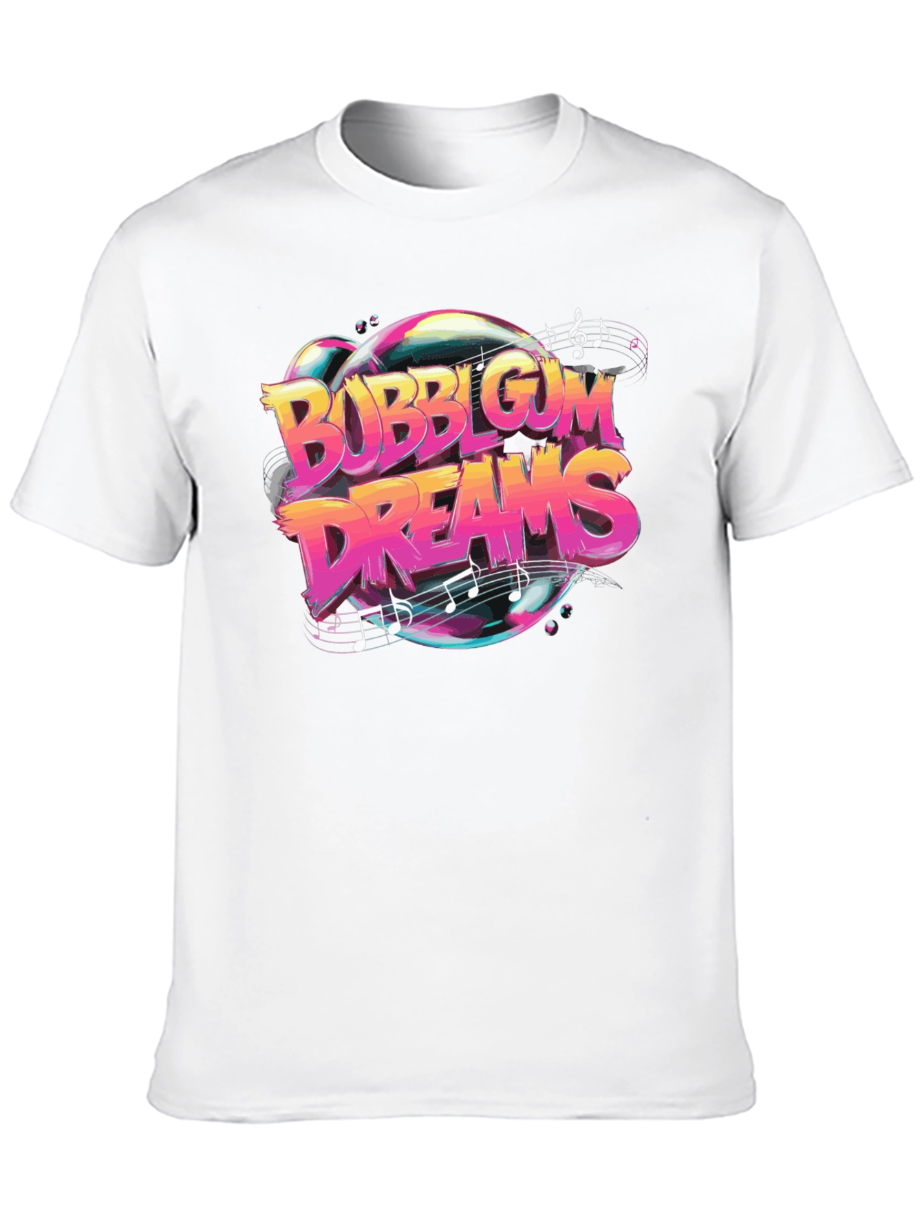 Black Bubblegum Dreams Graphic T-Shirt view 10