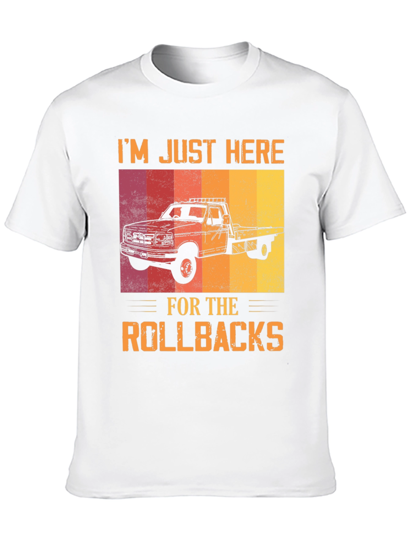 Black Rollback Truck T-Shirt - Tow Truck Driver Tee view 10