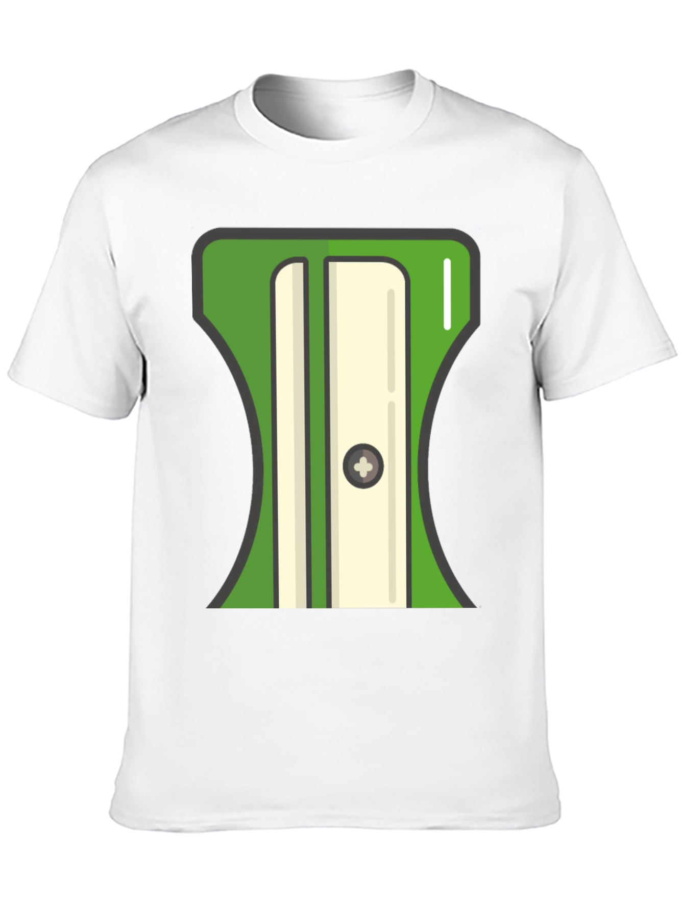 Black Pencil Sharpener Graphic T-Shirt view 10