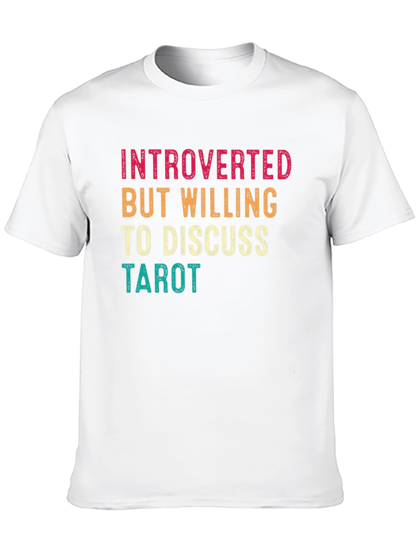 Black Introverted Tarot T-Shirt view 10