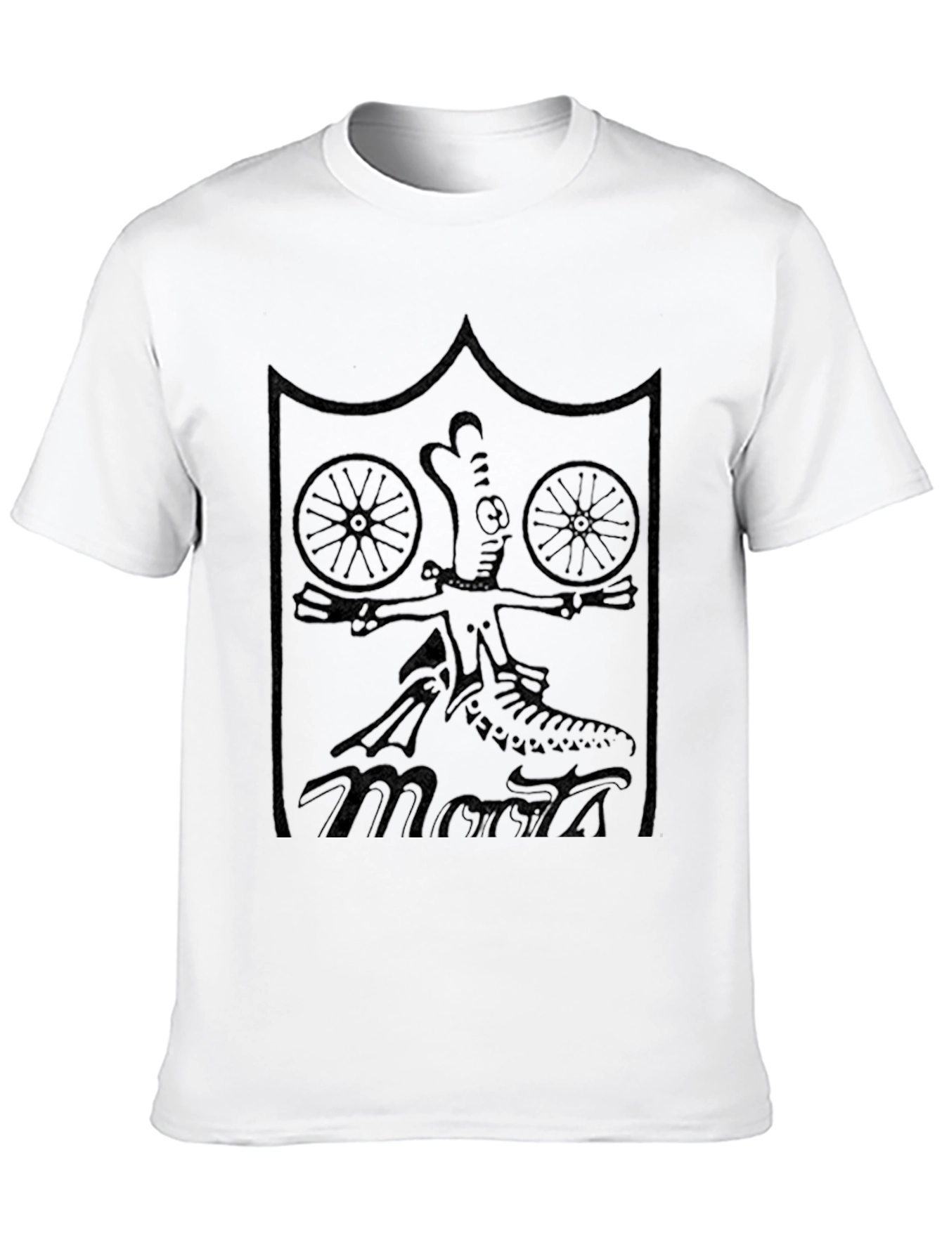 Black Monochrome Graphic Print Tee view 10