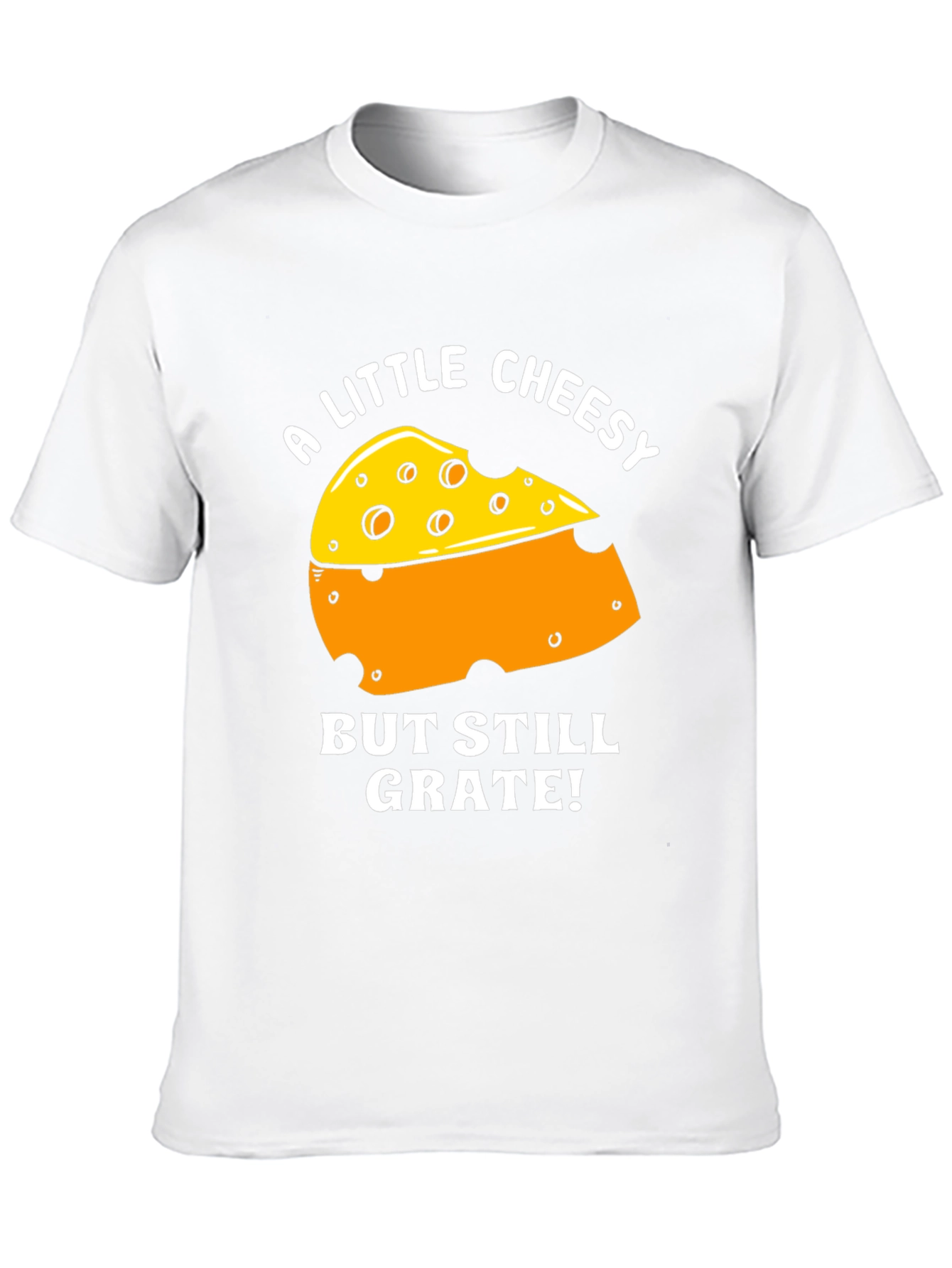 Black Cheesy Pun T-Shirt - 'But Still Grate!' Tee view 10
