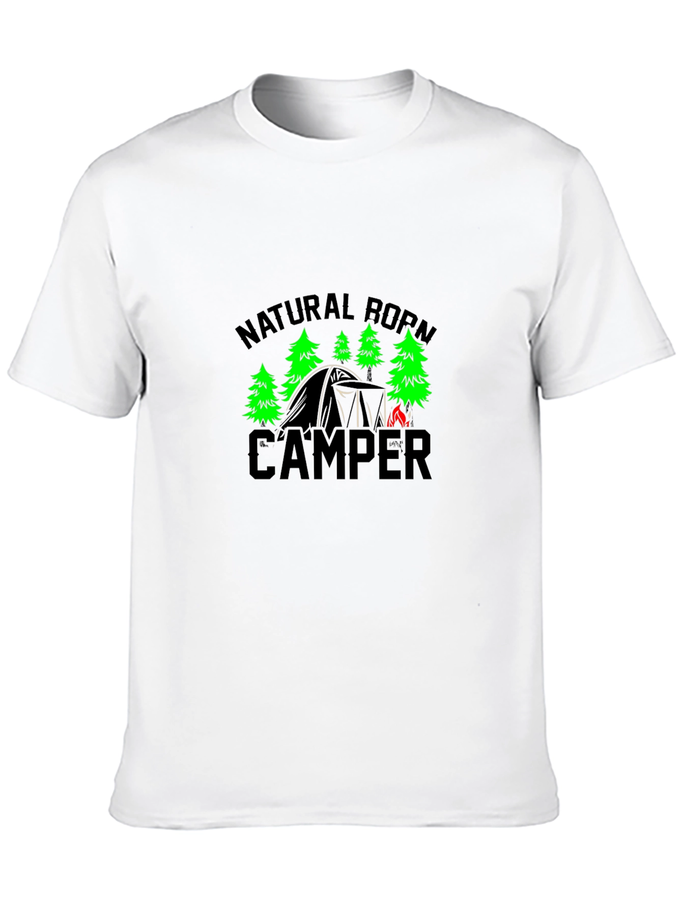 Black Natural Born Camper Black T-Shirt view 10