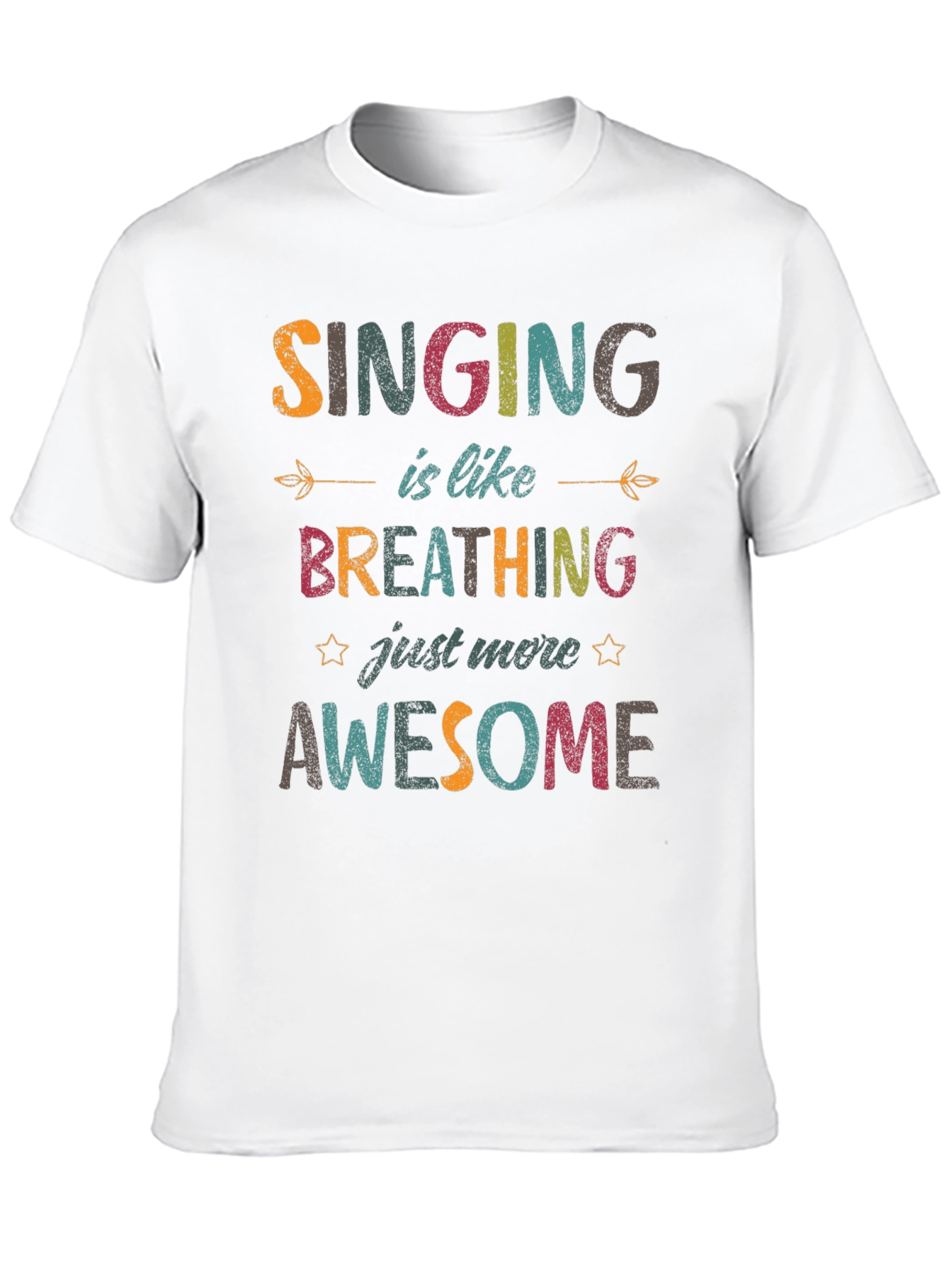Black Singing is Like Breathing T-Shirt view 10
