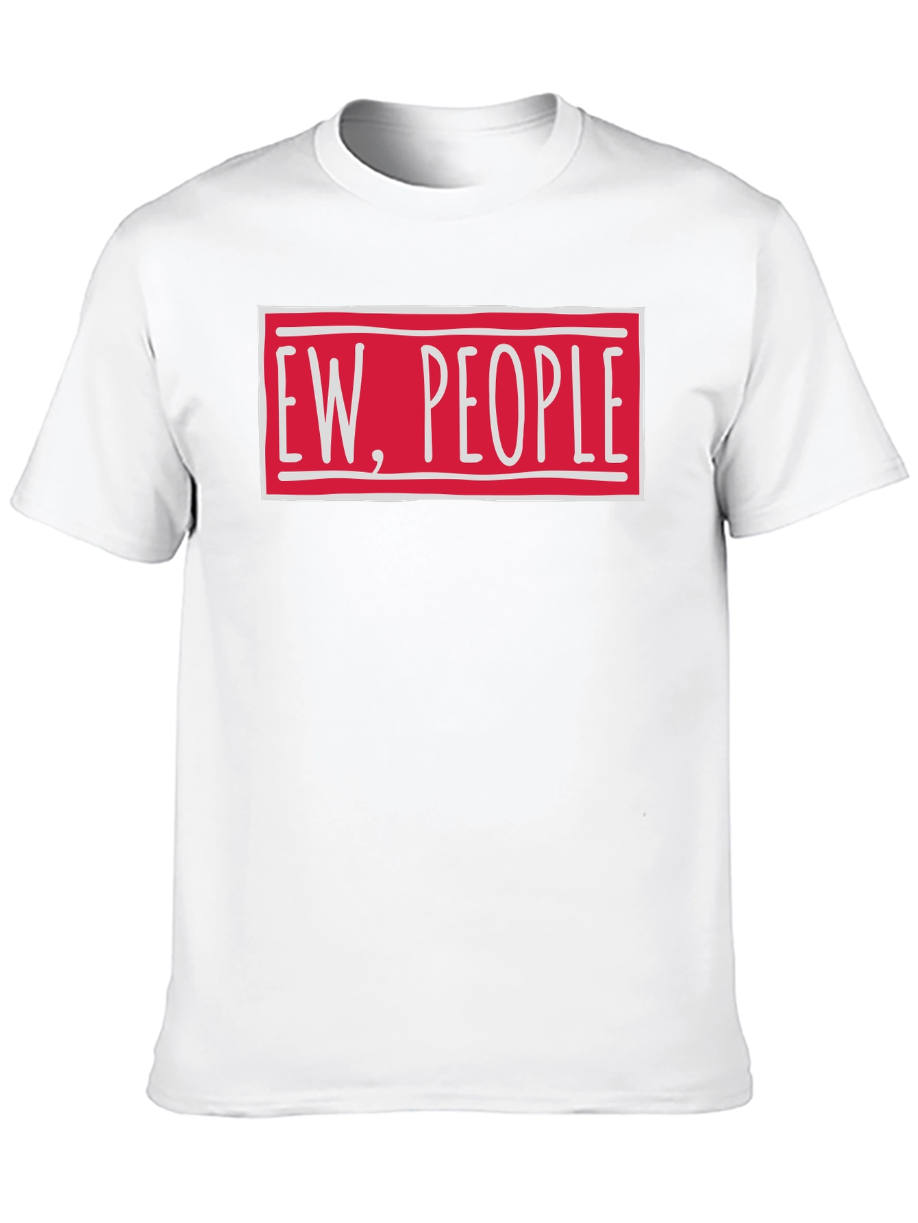 Black Ew People Funny Graphic T-Shirt view 10