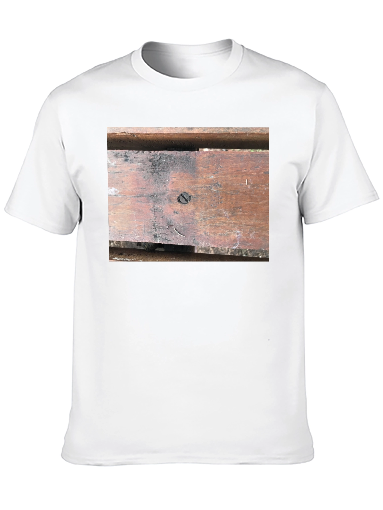 Black Wood Panel T-Shirt view 10