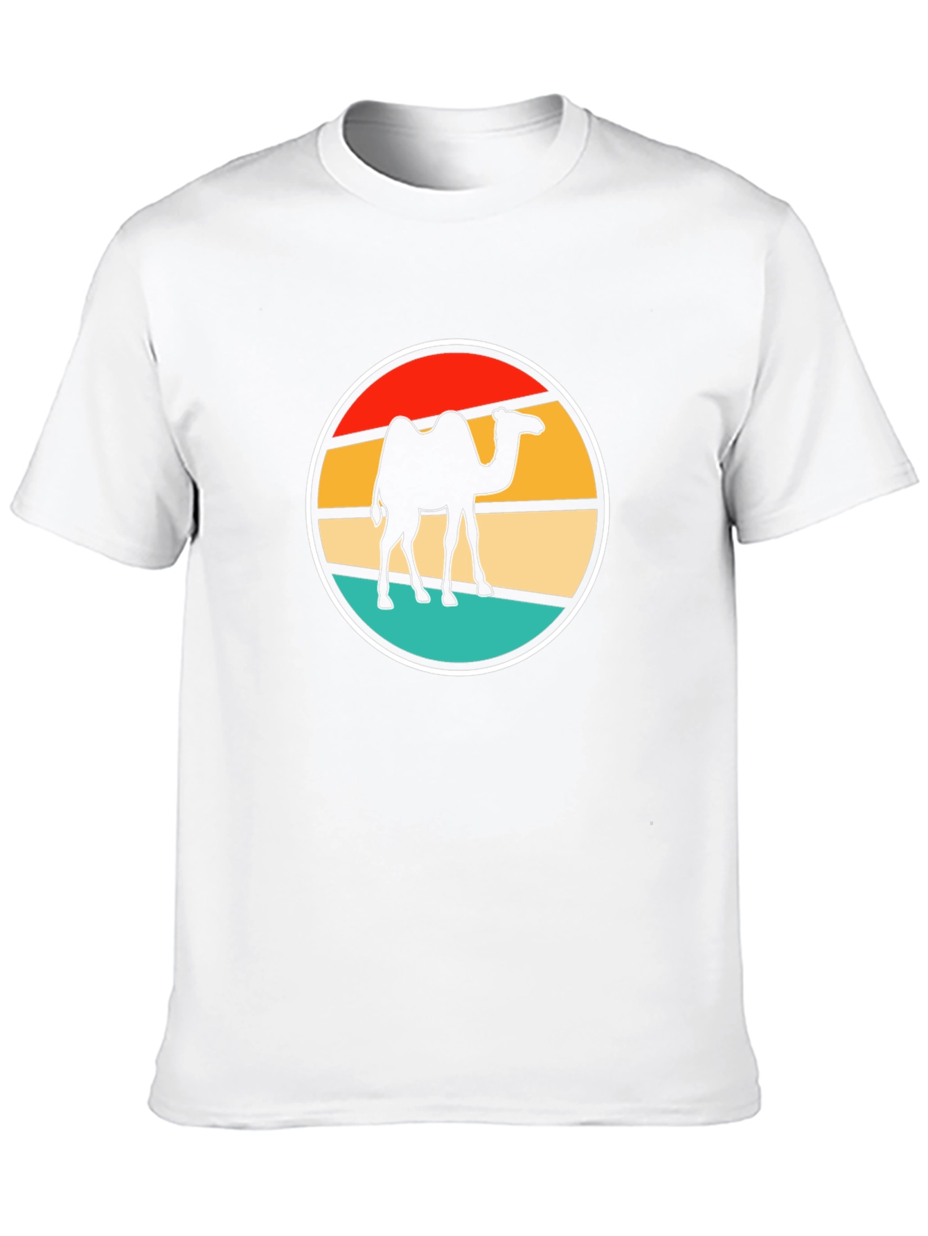 Black Retro Camel T-Shirt - Desert Vibes view 10