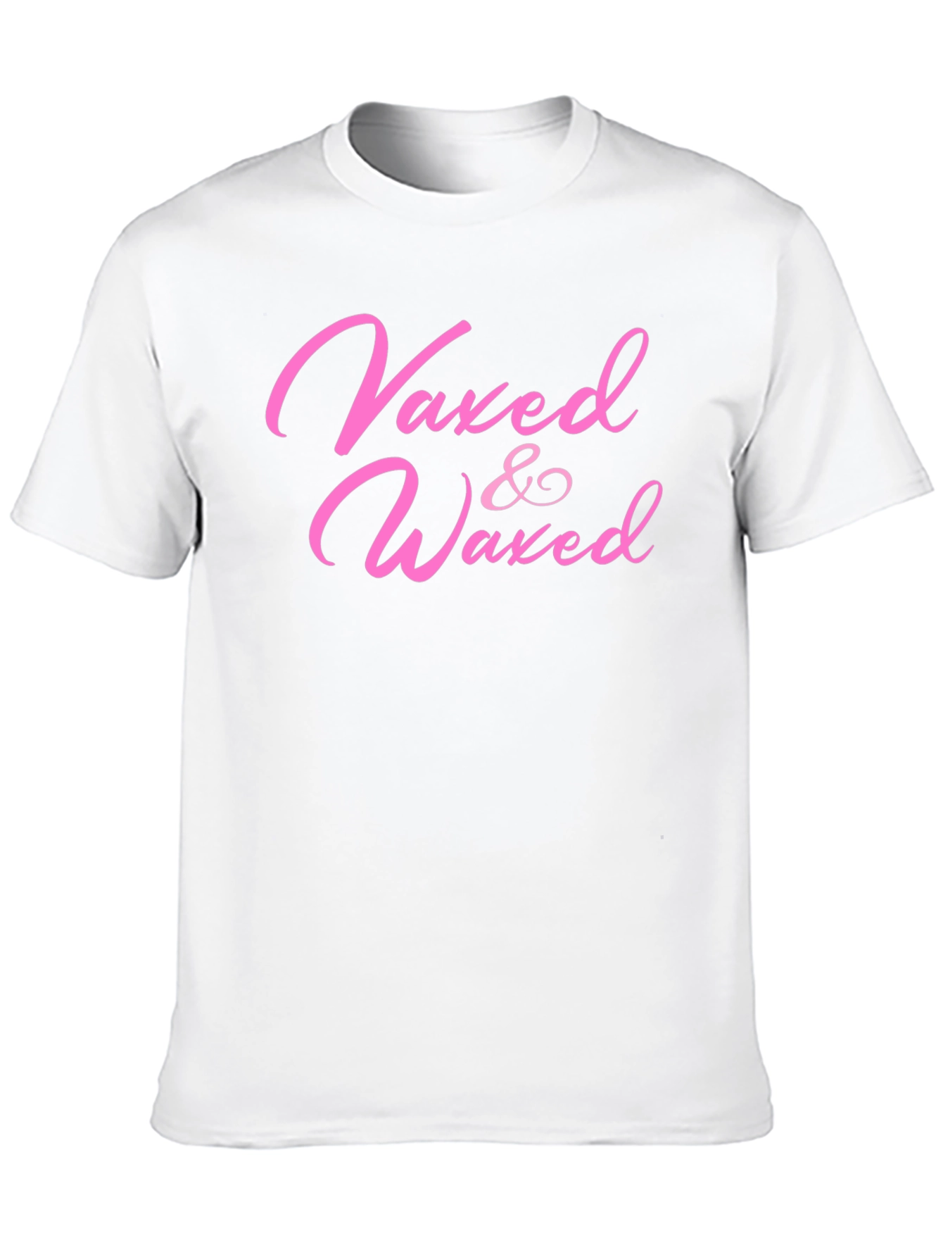Black Vaxed & Waxed T-Shirt - Funny Vaccine Tee view 10