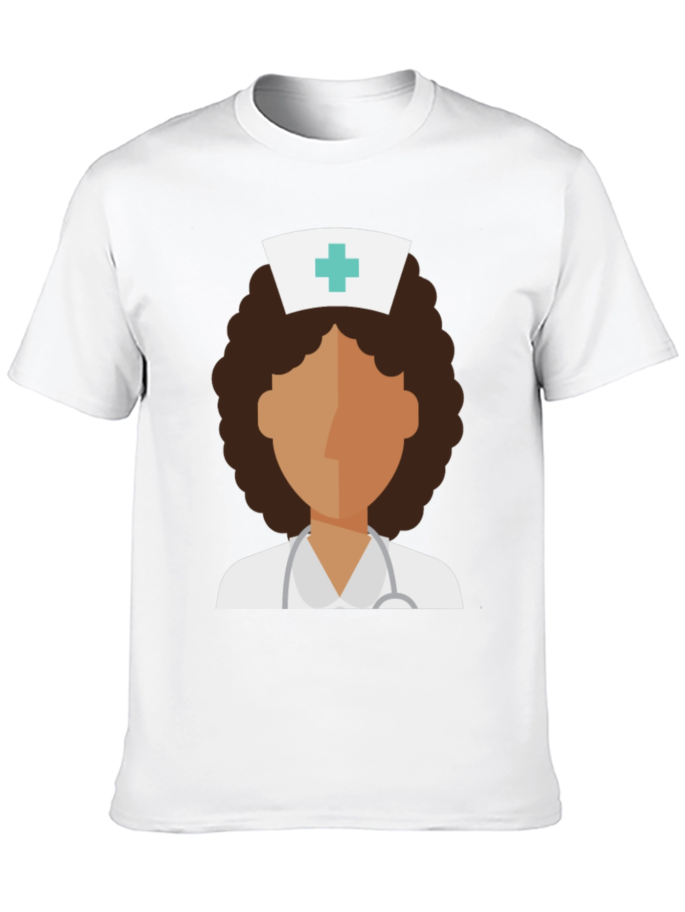 Black Nurse Graphic Tee - Unisex Medical T-Shirt view 10