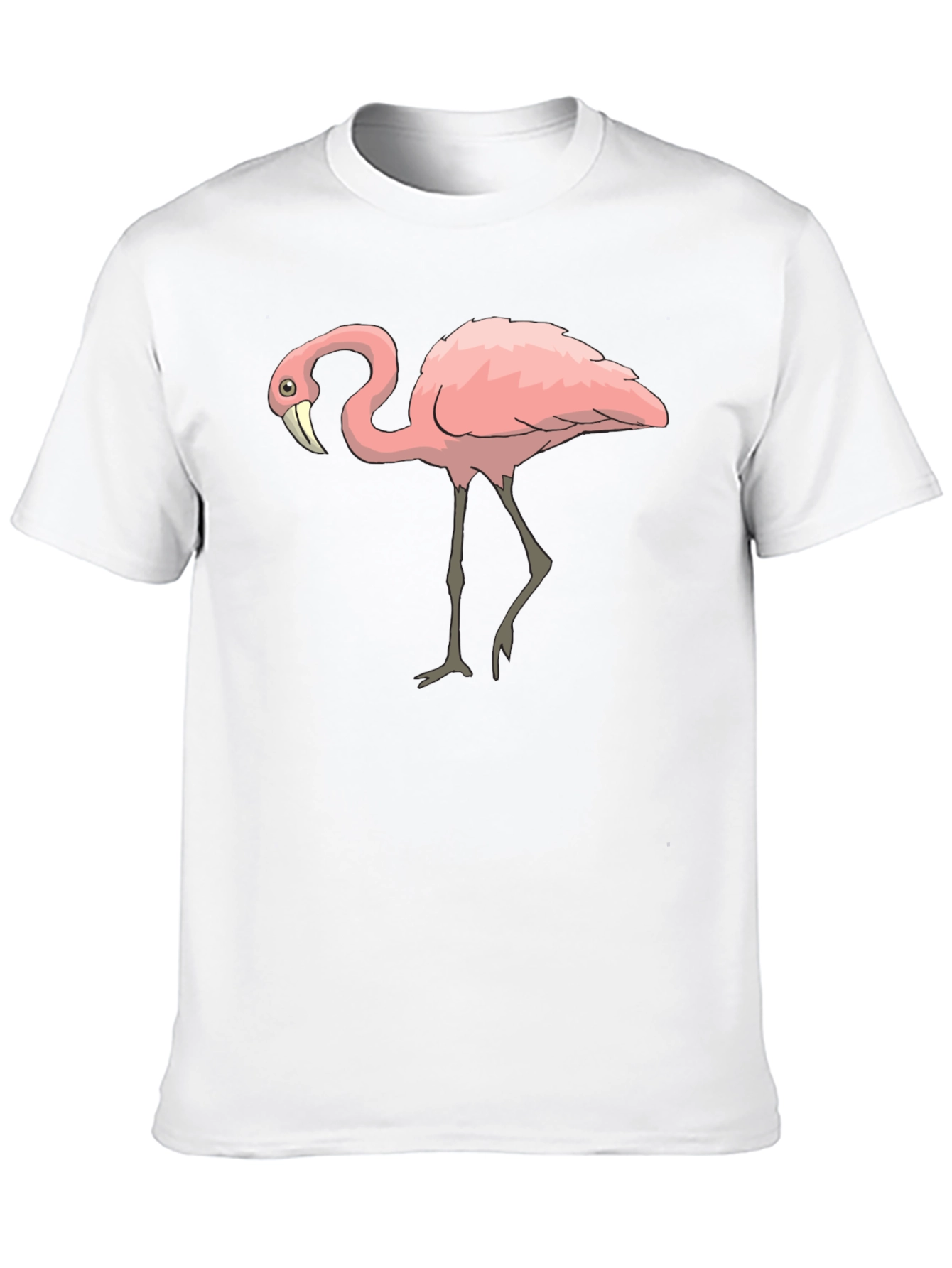 Black Flamingo Graphic Tee - Stylish Men's Black T-Shirt view 10