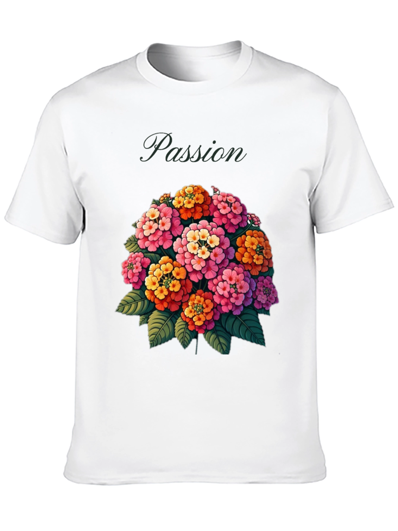 Black Passion Flower T-Shirt view 10