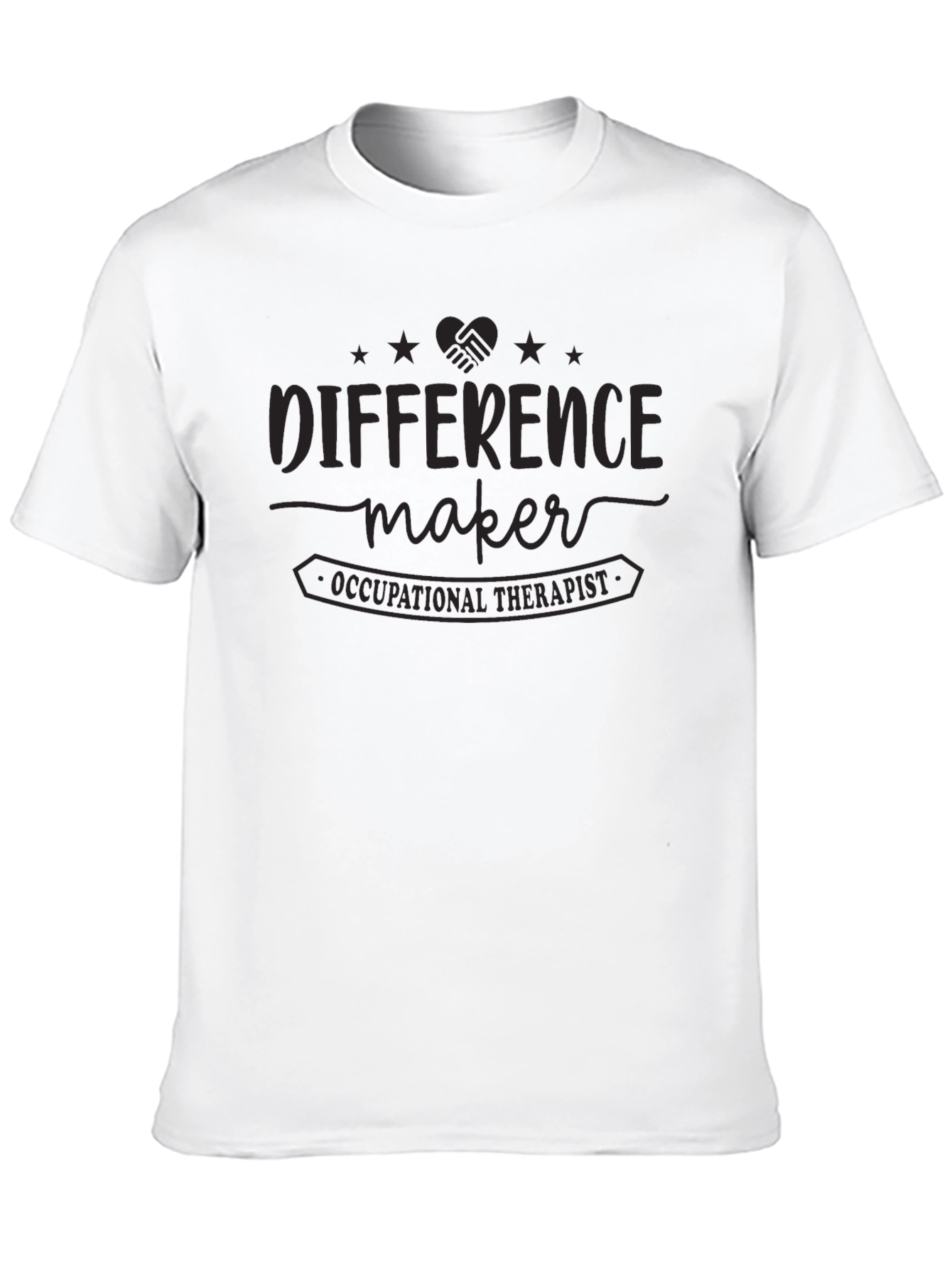 Black Occupational Therapist T-Shirt: Difference Maker view 10