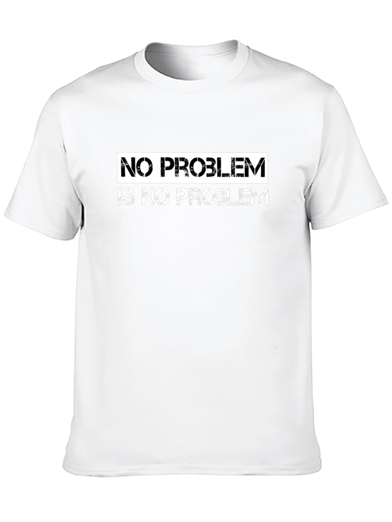 Black No Problem T-Shirt - Black Graphic Tee view 10