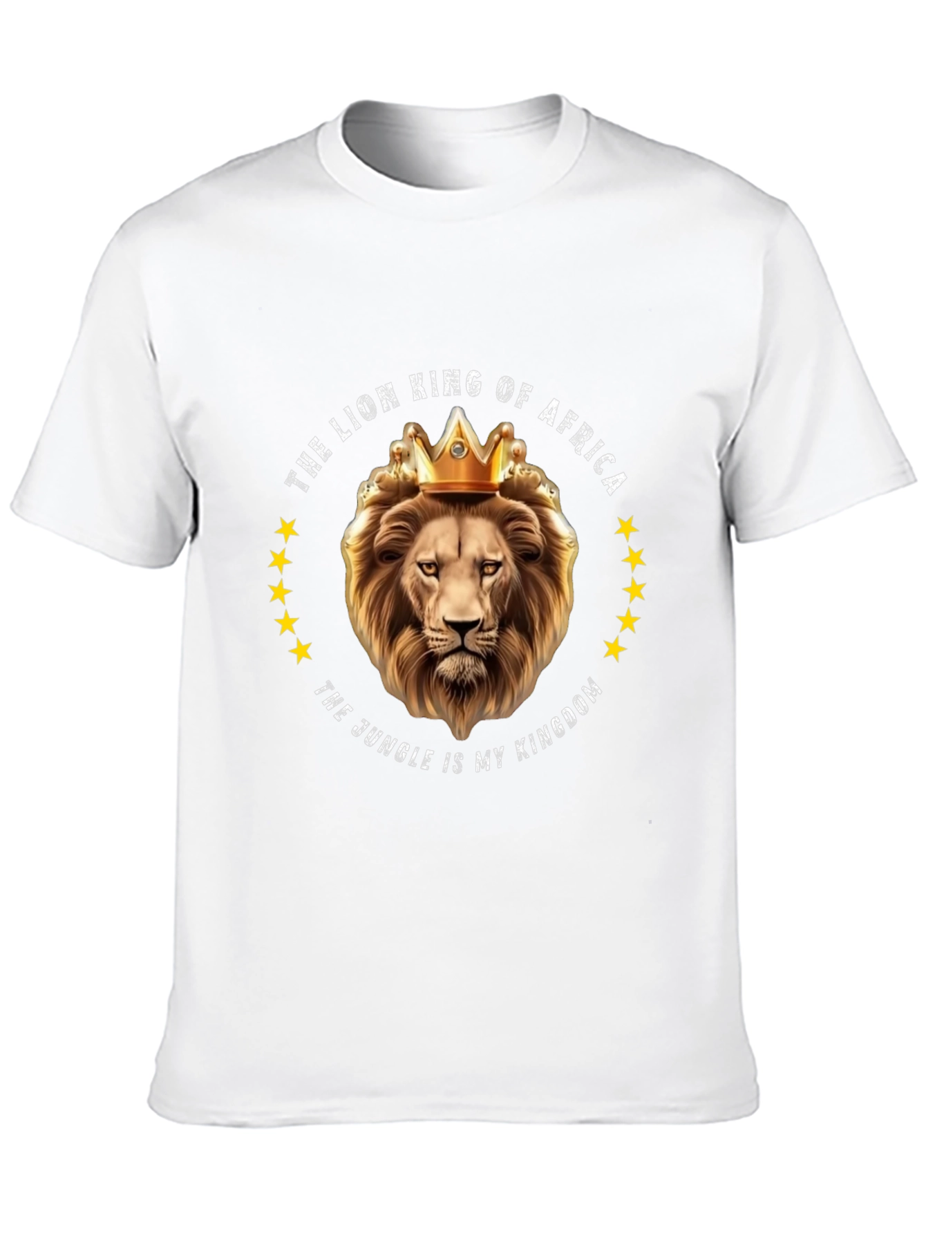 Black Lion King of Africa Graphic Tee view 10