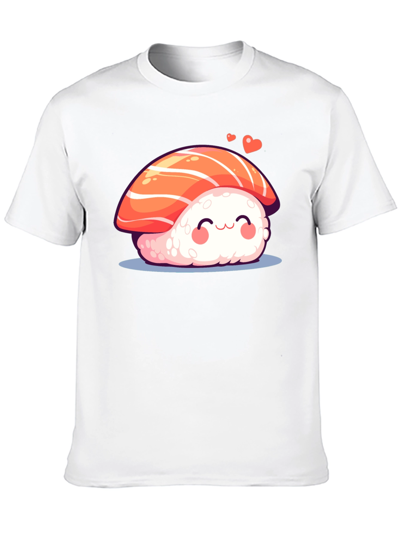 Black Cute Sushi Graphic Tee view 10