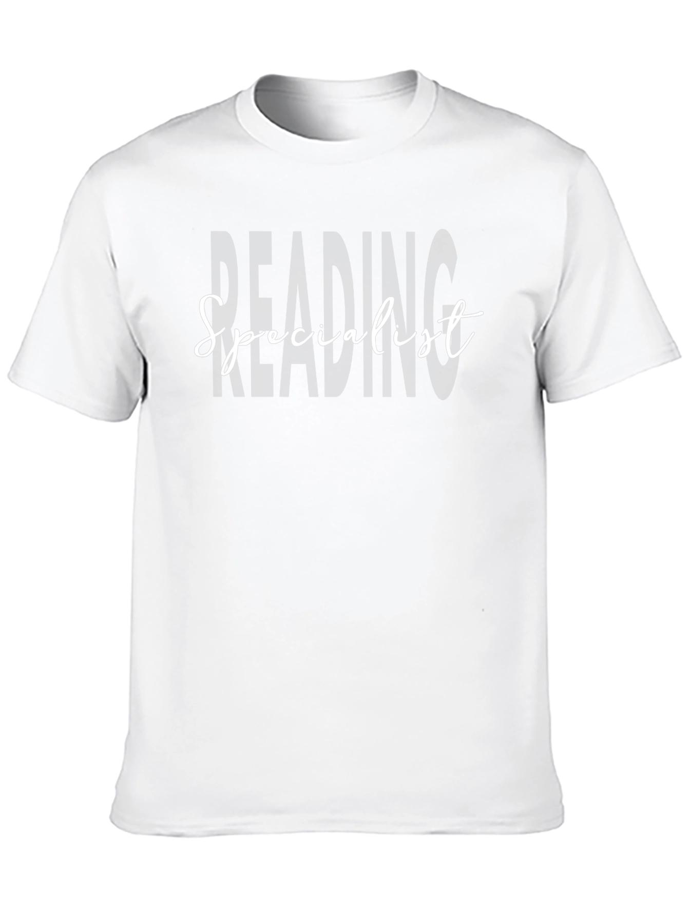 Black Reading Specialist Graphic Tee - Black Cotton Blend view 10