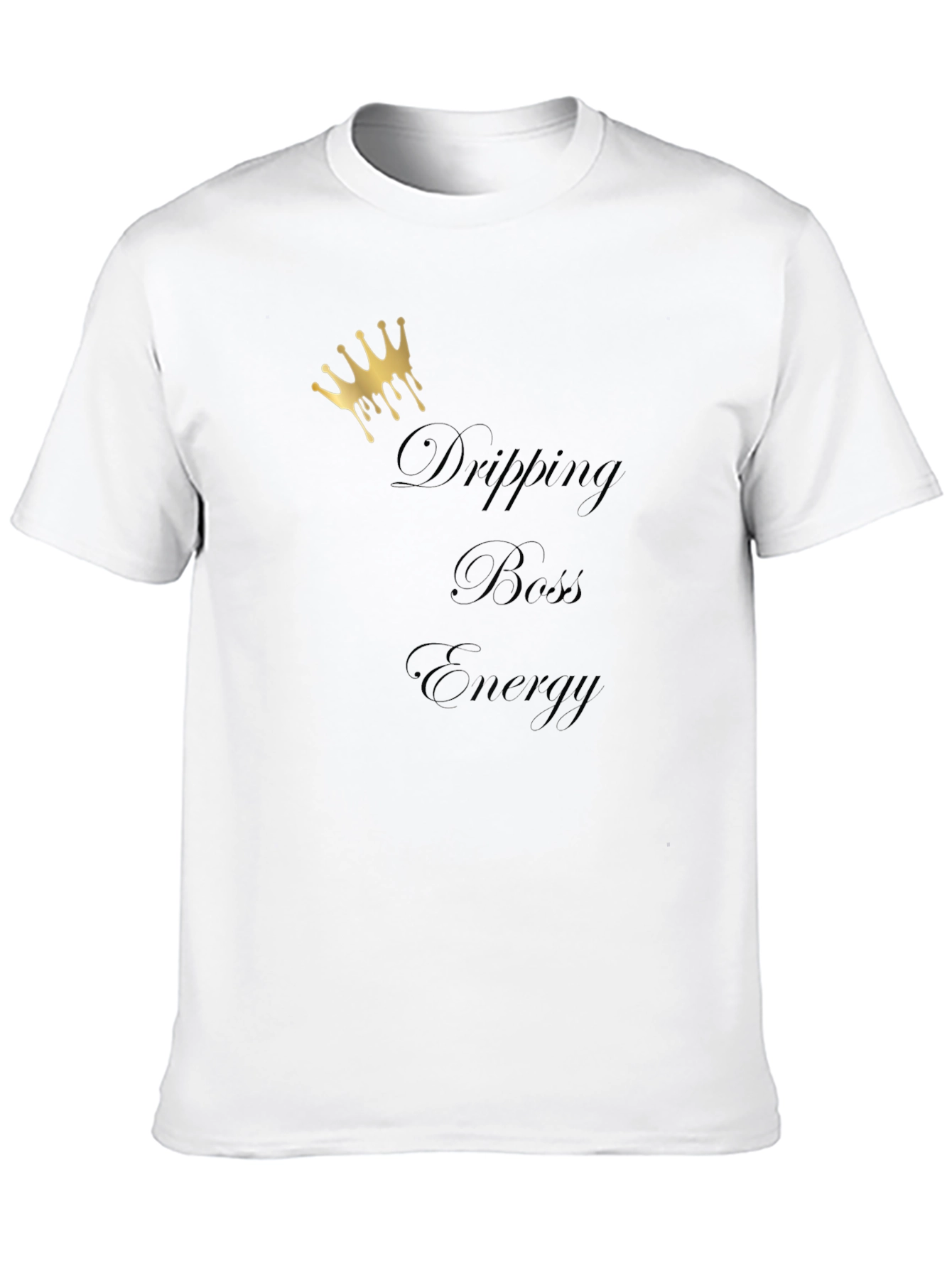 Black Dripping Boss Energy Black T-Shirt view 10