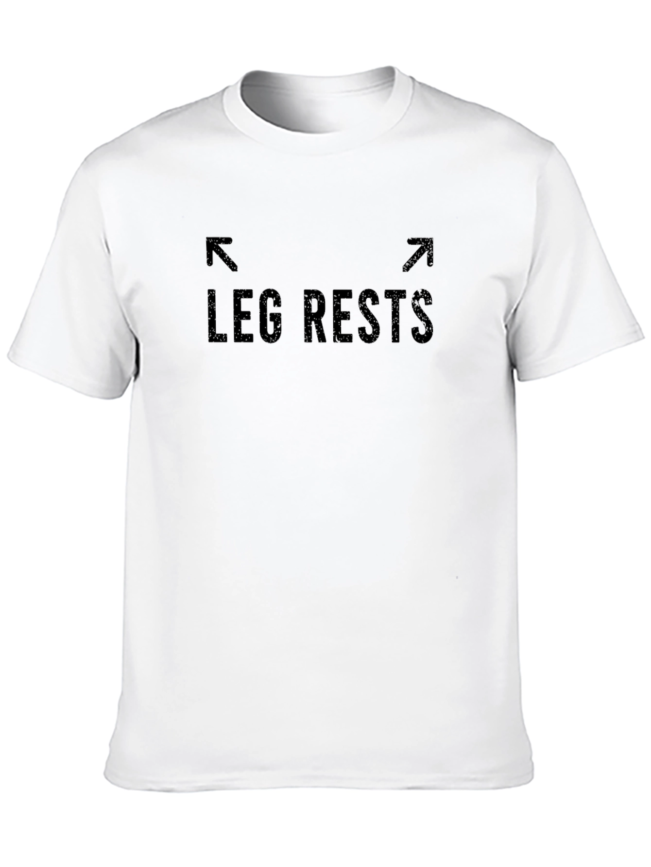 Black Leg Rests Graphic T-Shirt view 10