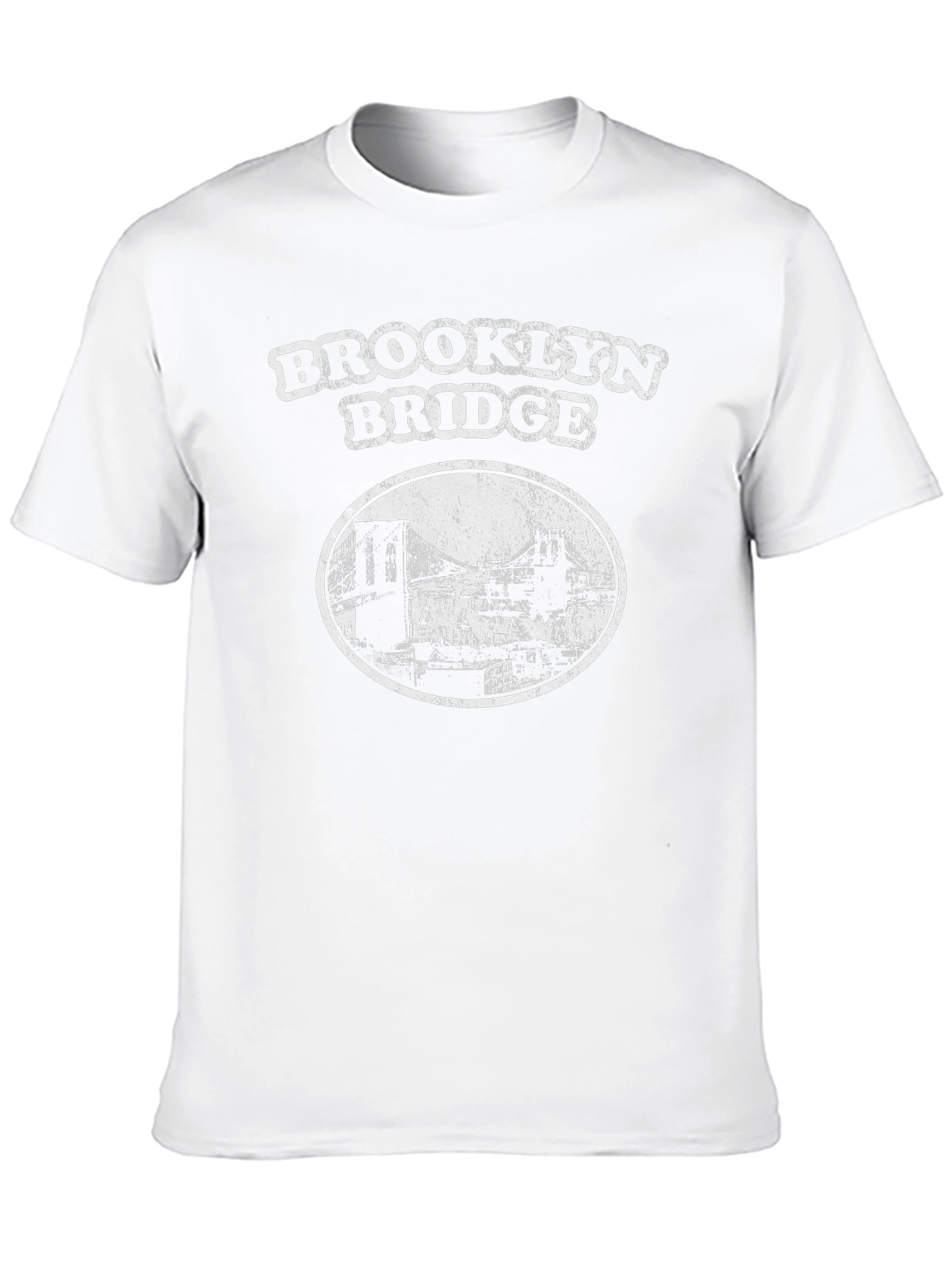 Black Brooklyn Bridge Graphic Tee - Black Cotton T-Shirt view 10