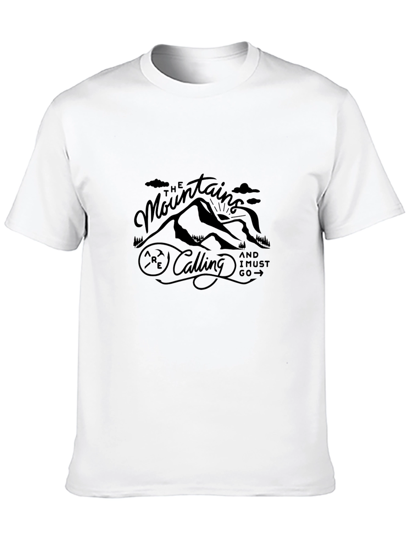Black Mountains are Calling T-Shirt - Adventure Awaits! view 10