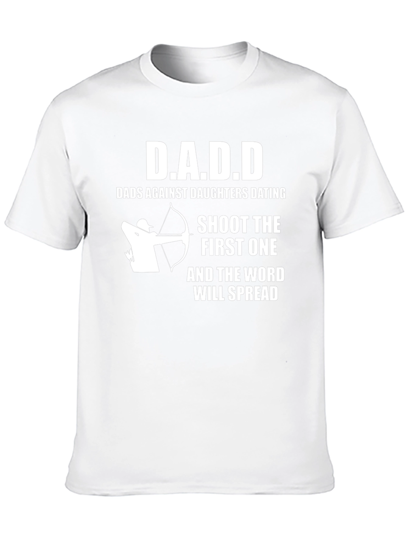 Black D.A.D.D. Graphic T-Shirt - Funny Dad Humor Tee view 10