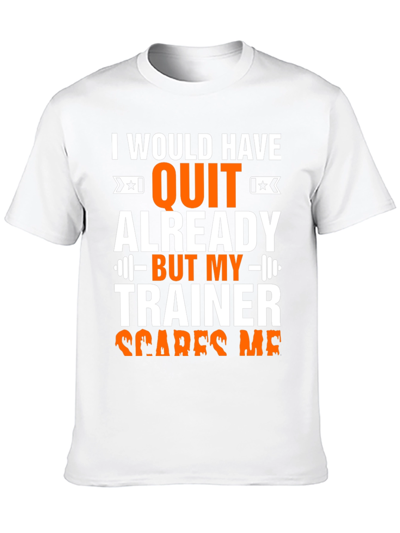 Black Funny Workout Trainer Graphic T-Shirt view 10