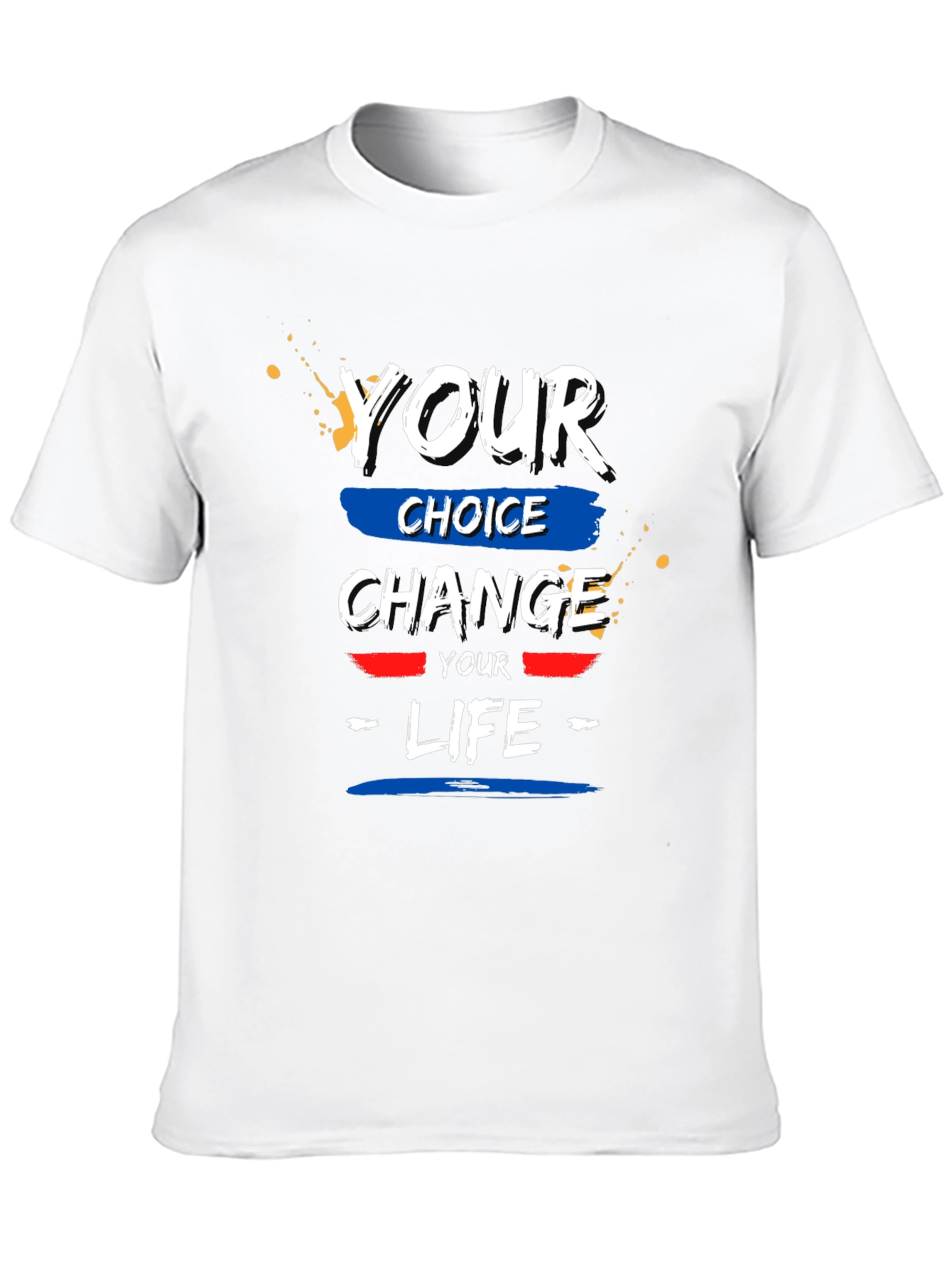 Black Your Choice Change Your Life Black T-Shirt view 10