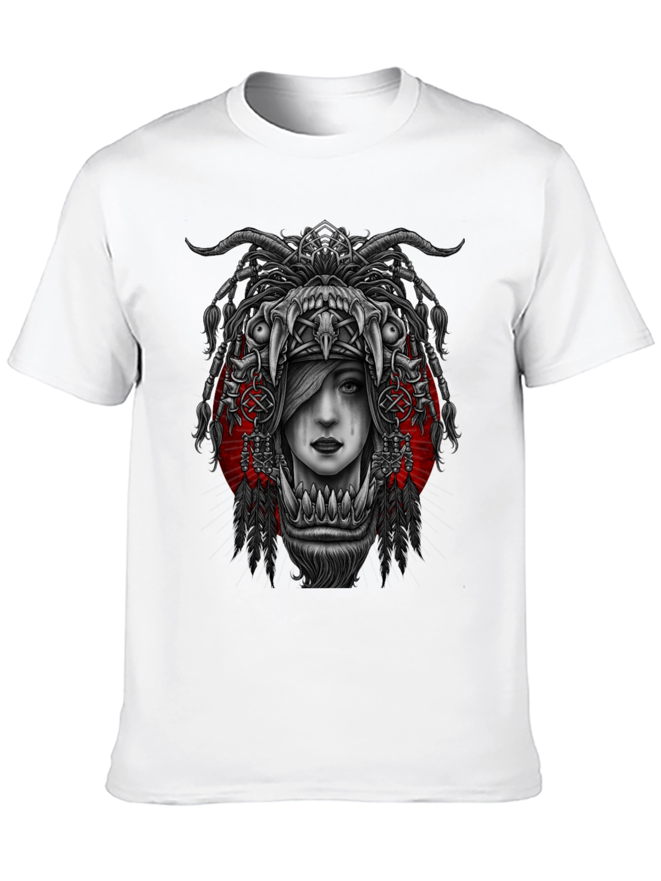 Black Tribal Queen Graphic Tee view 10
