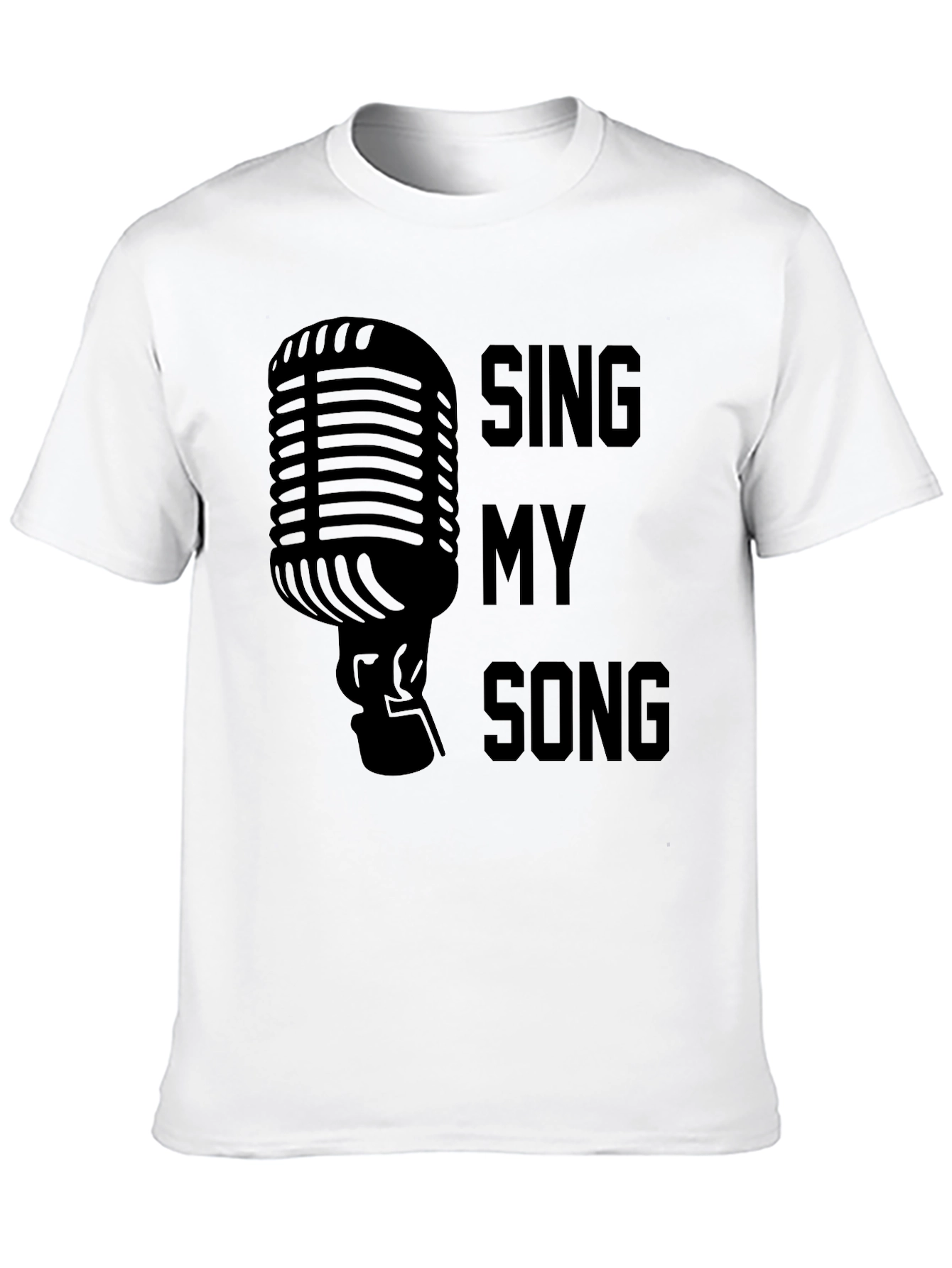 Black Sing My Song Graphic Tee - Black view 10