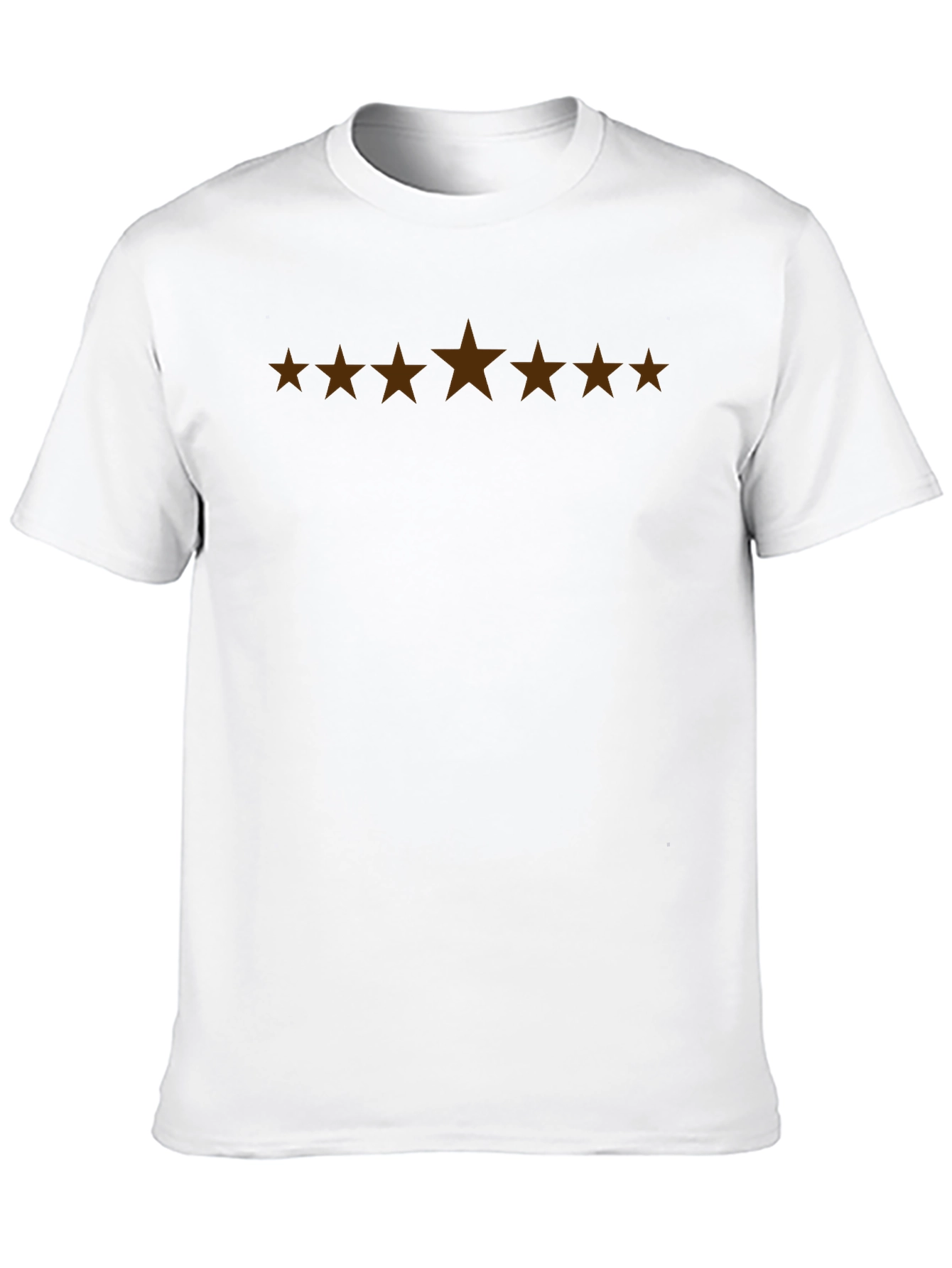 Black Stylish Black Tee with Star Graphic view 10