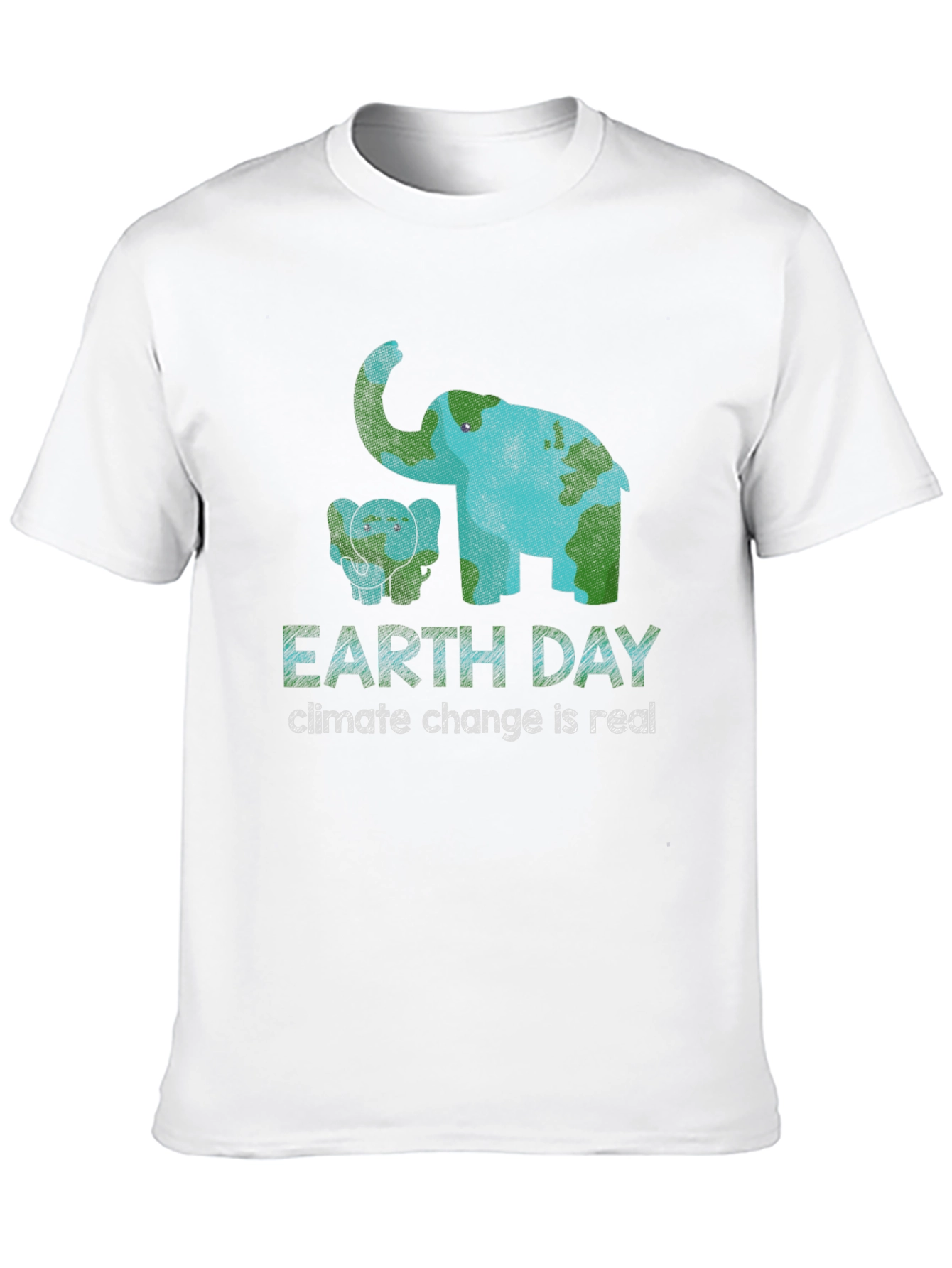 Black Earth Day Climate Change Awareness T-Shirt view 10