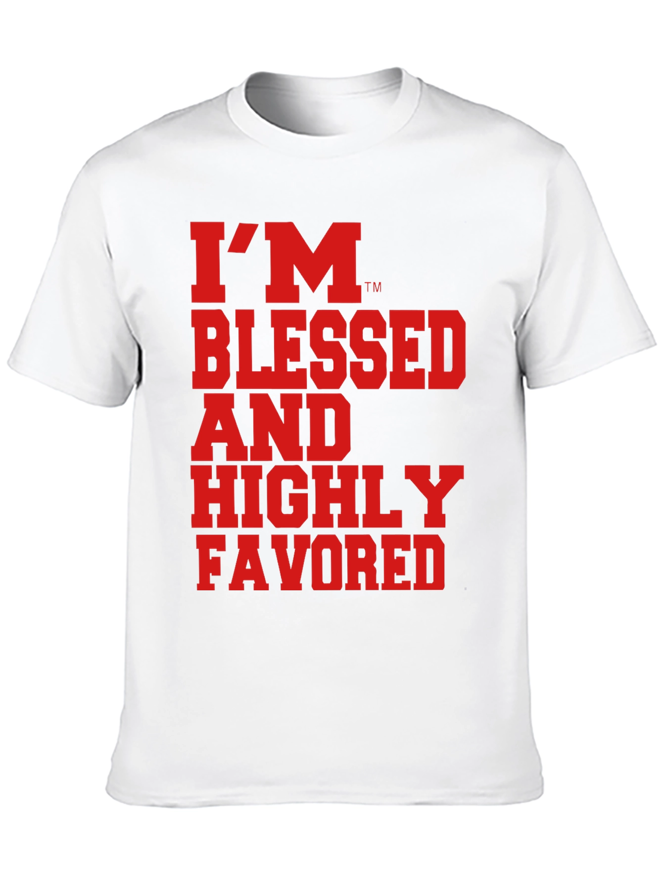 Black Blessed and Highly Favored Graphic Tee - Black view 10