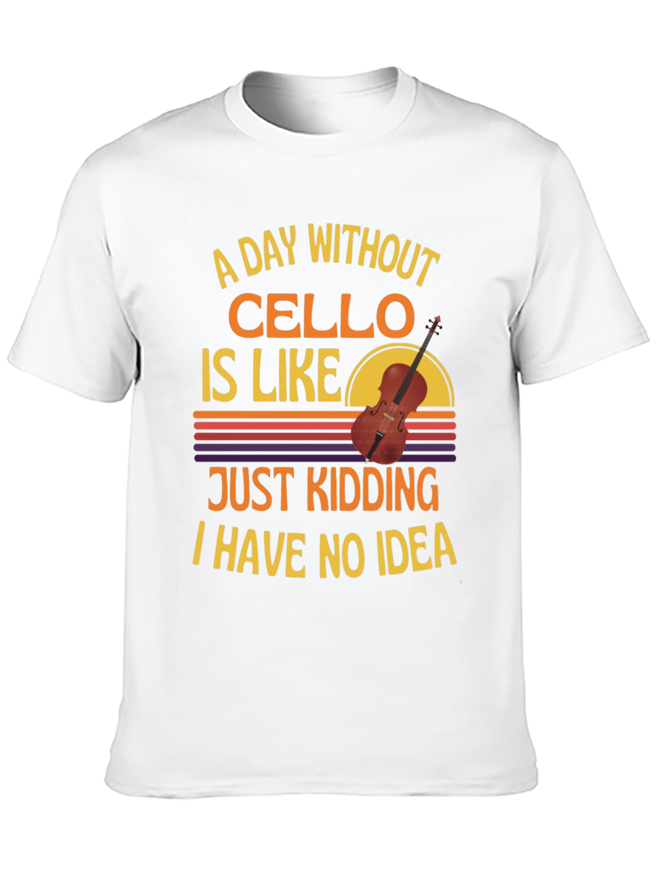 Black Cello Player Graphic T-Shirt view 10