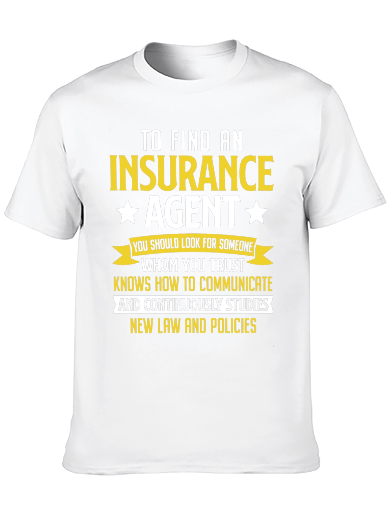 Black Insurance Agent T-Shirt: Trustworthy Communication Design view 10