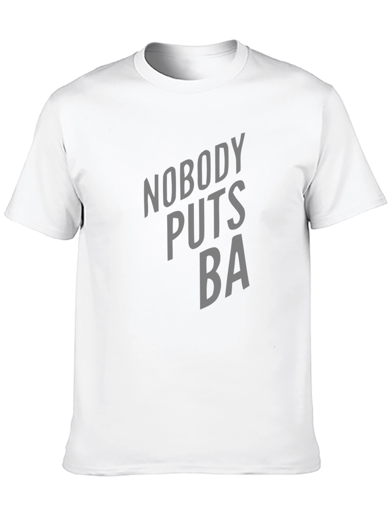 Black Nobody Puts BA T-Shirt - Classic Movie Tee view 10