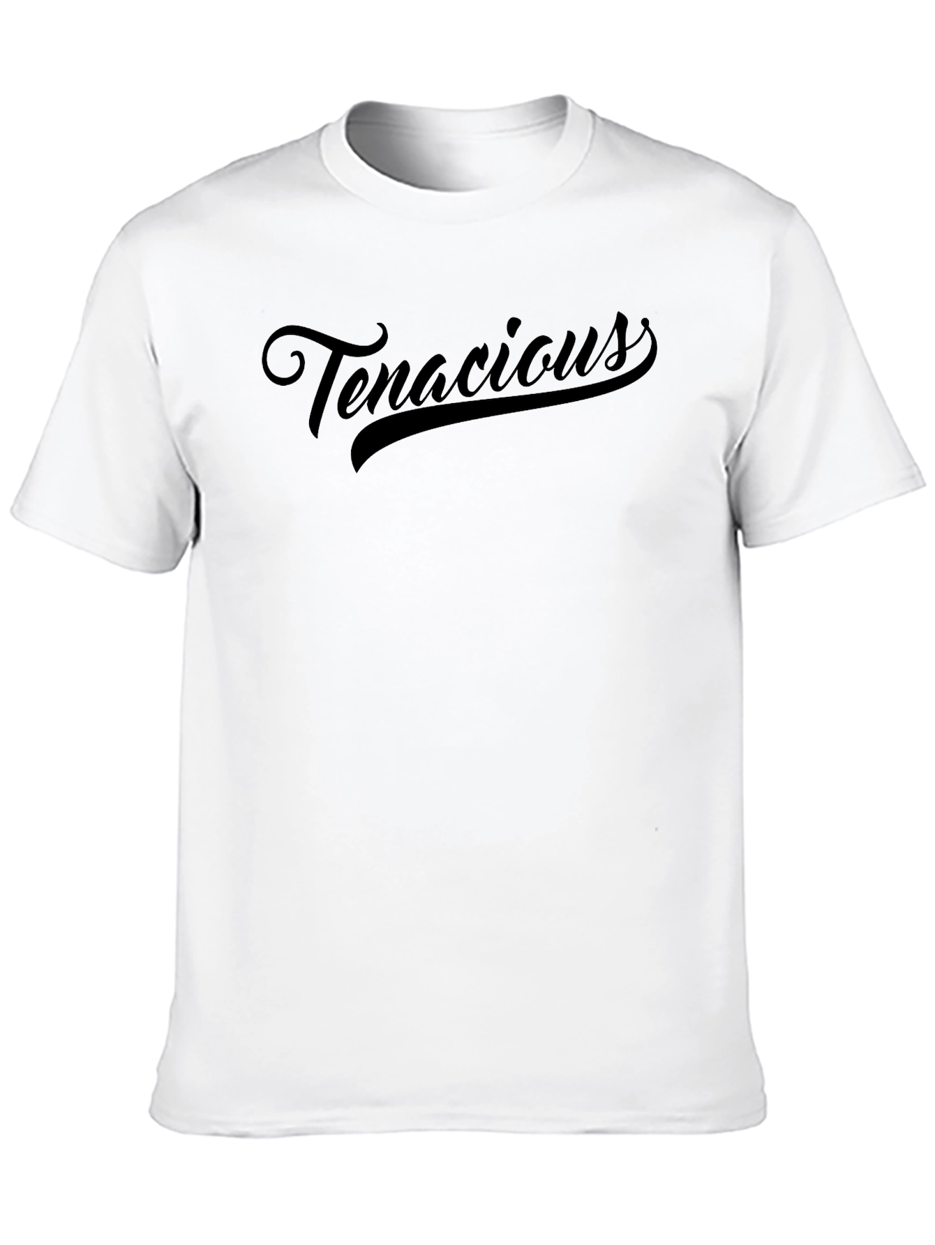 Black Tenacious Graphic Tee - Classic Black T-Shirt view 10