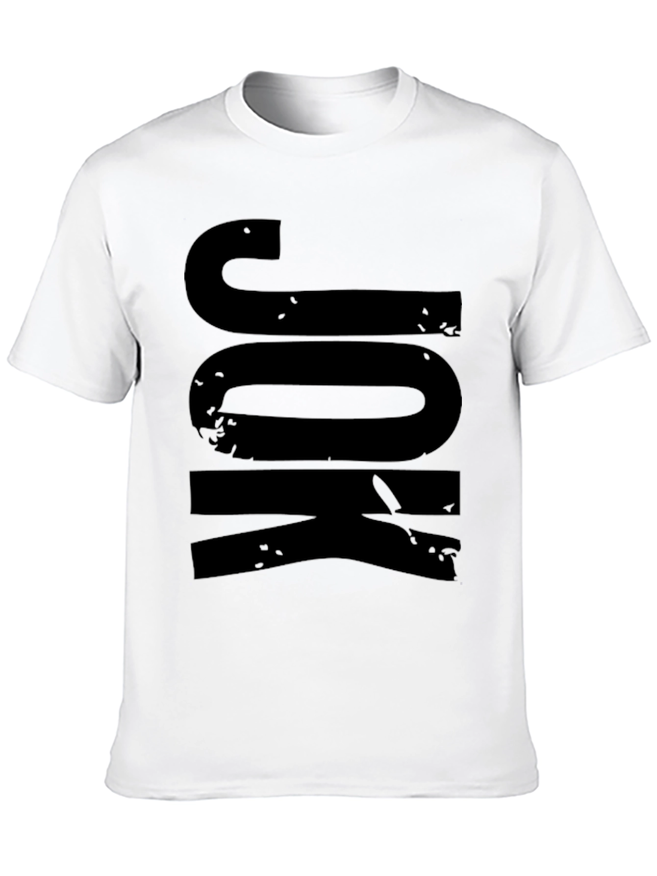 Black JOK Graphic Print Crew Neck T-Shirt view 10