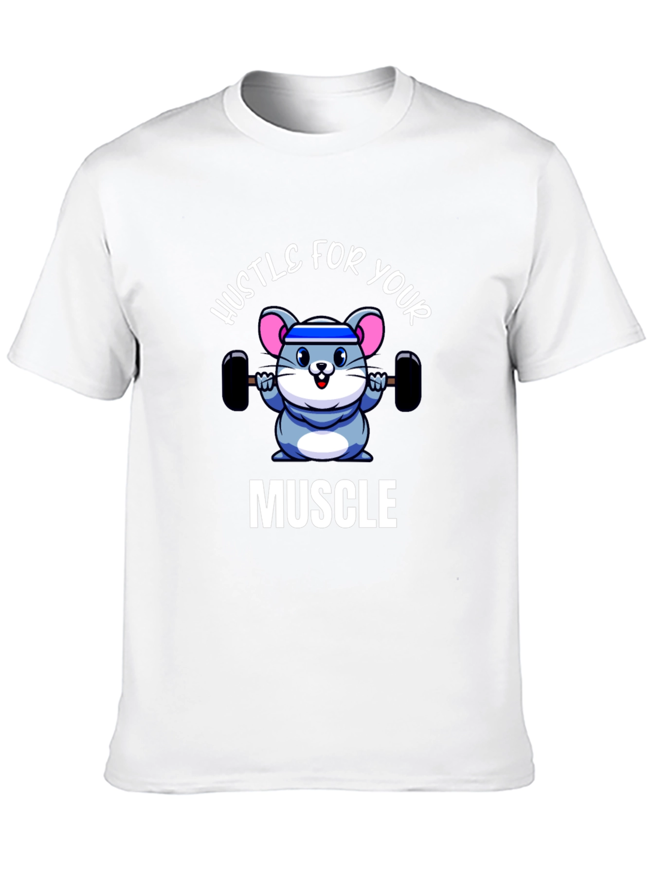 Black Hustle for Your Muscle T-Shirt view 10