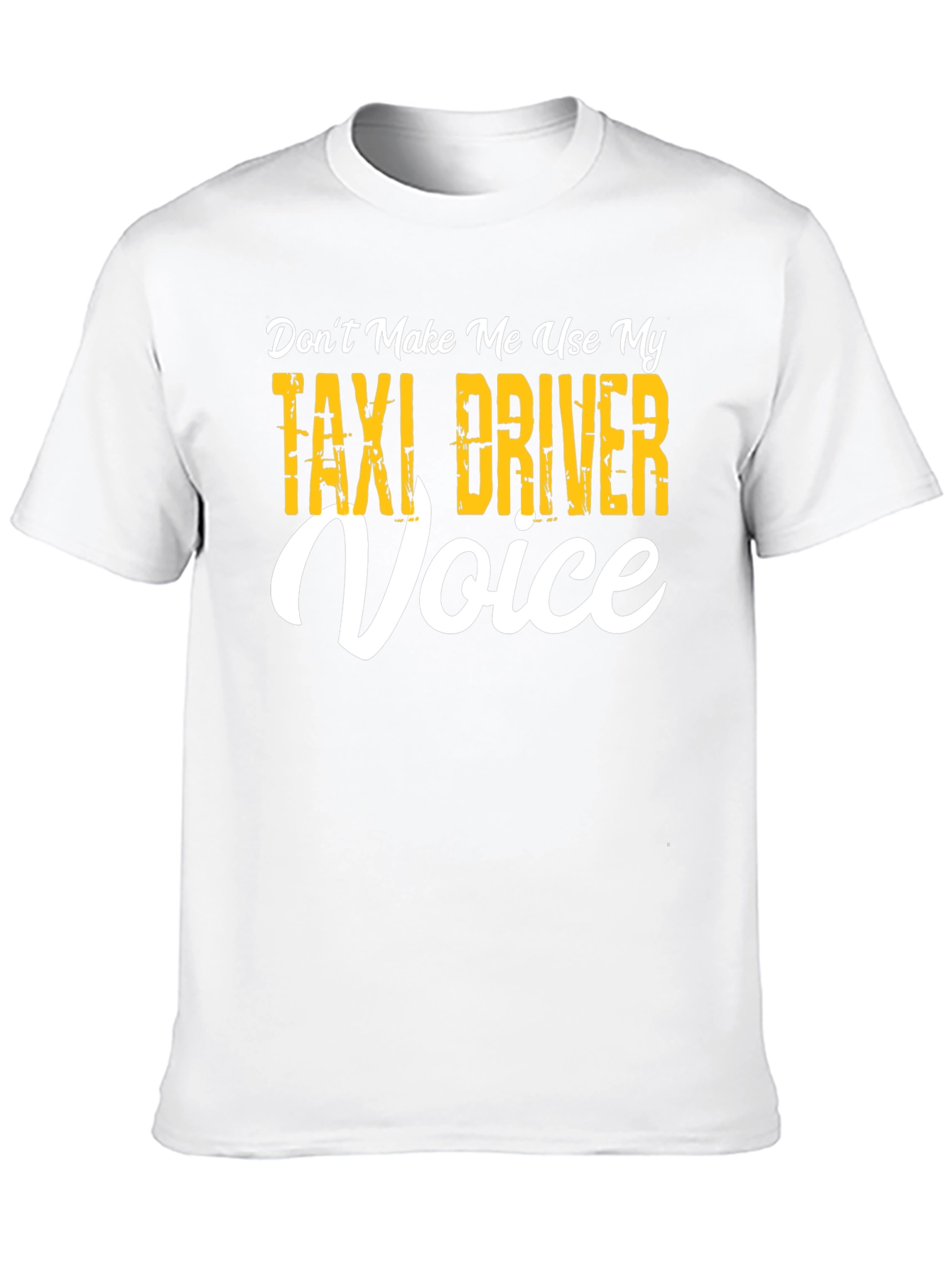 Black Taxi Driver Voice T-Shirt view 10