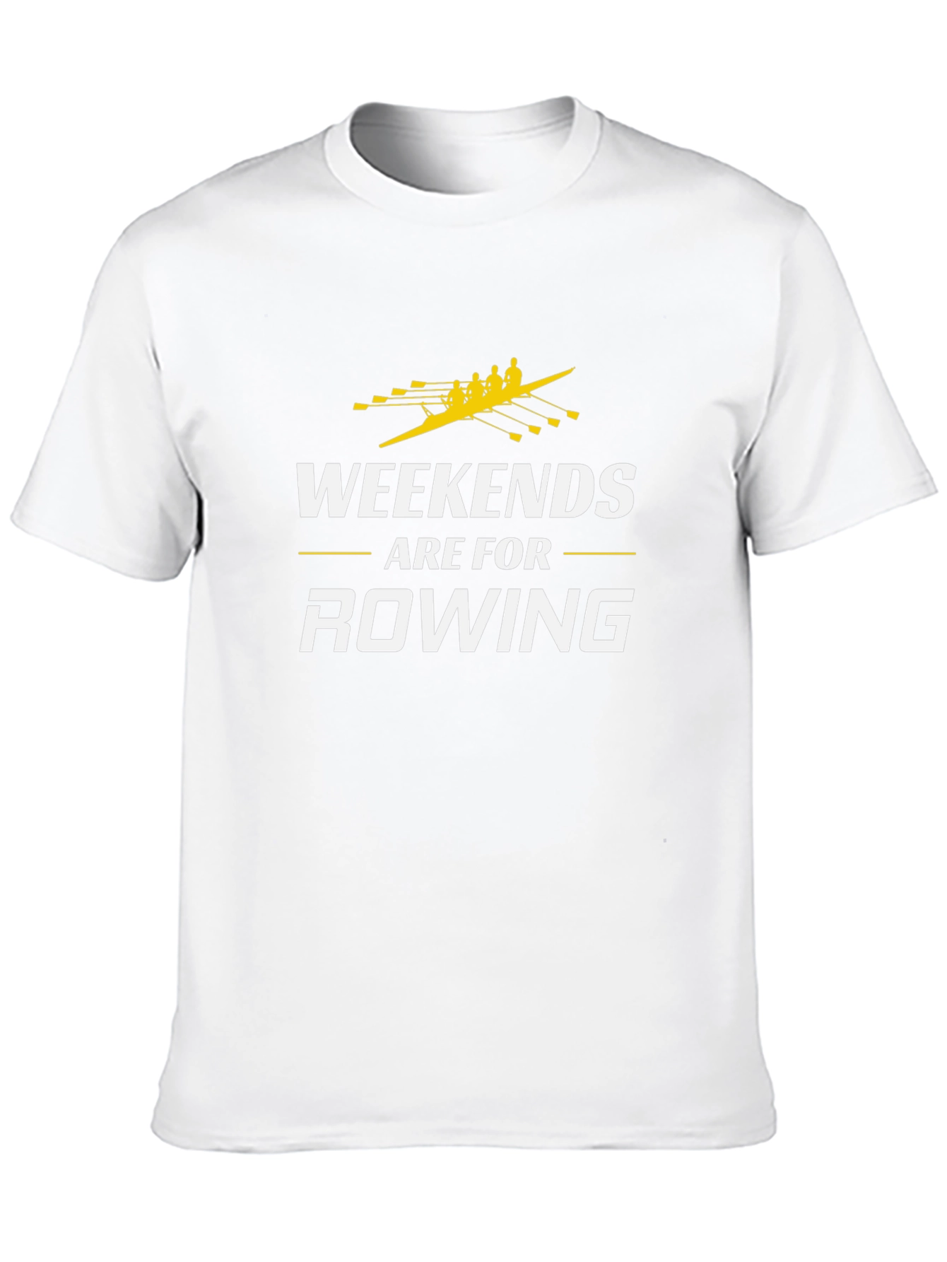 Black Weekends are for Rowing T-Shirt view 10
