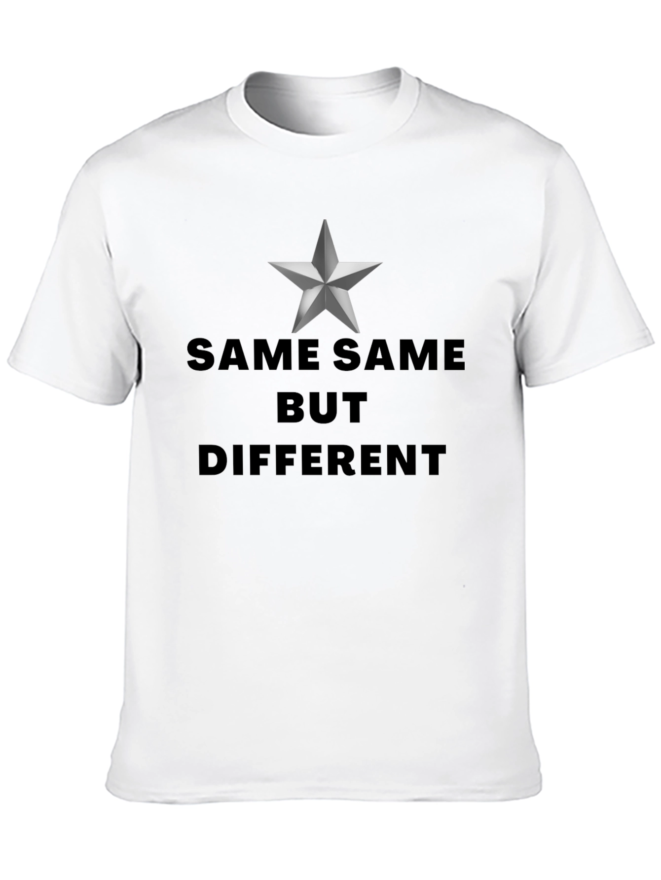 Black Same Same But Different Graphic Tee - Black Cotton Blend view 10