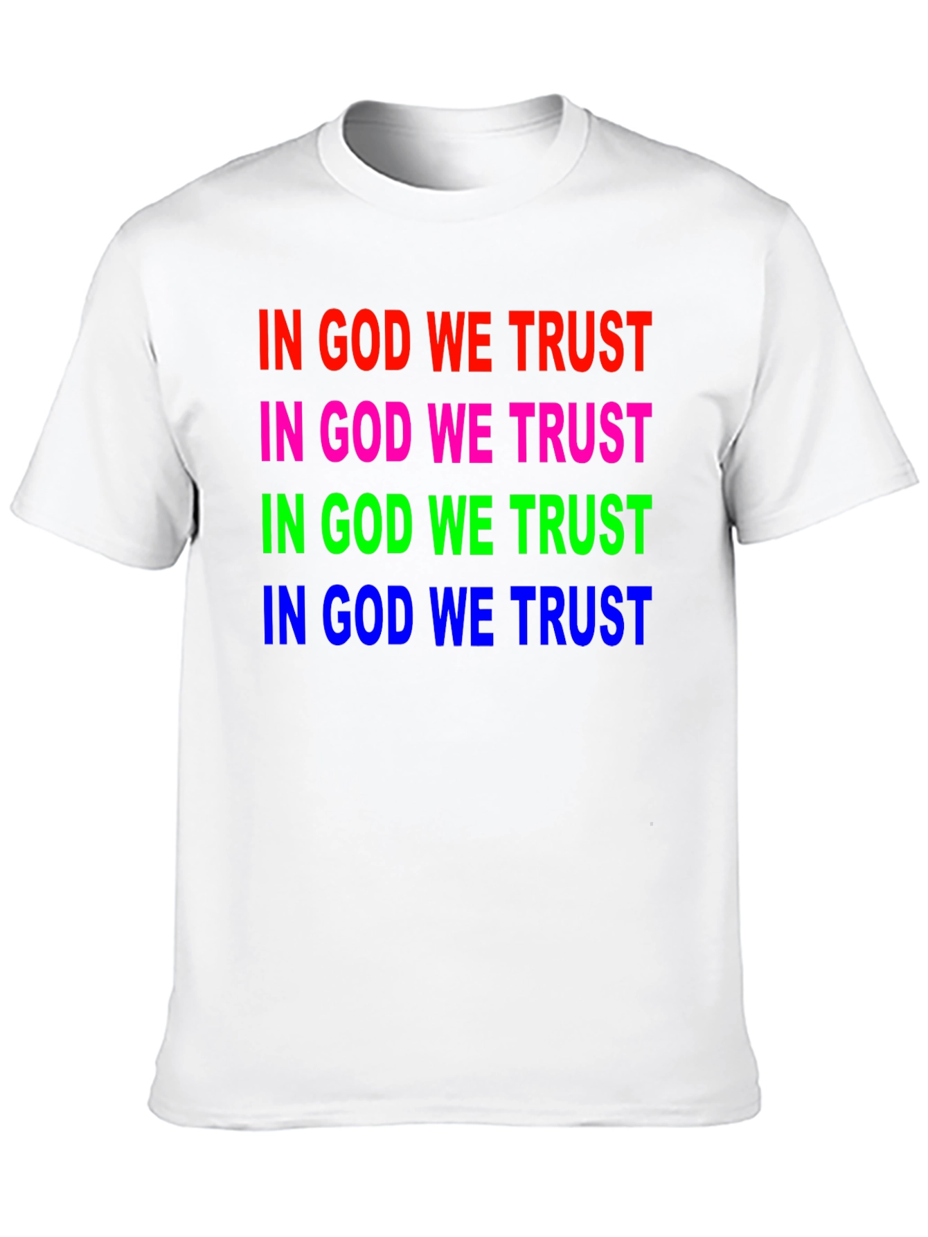 Black In God We Trust Graphic T-Shirt - Unisex view 10