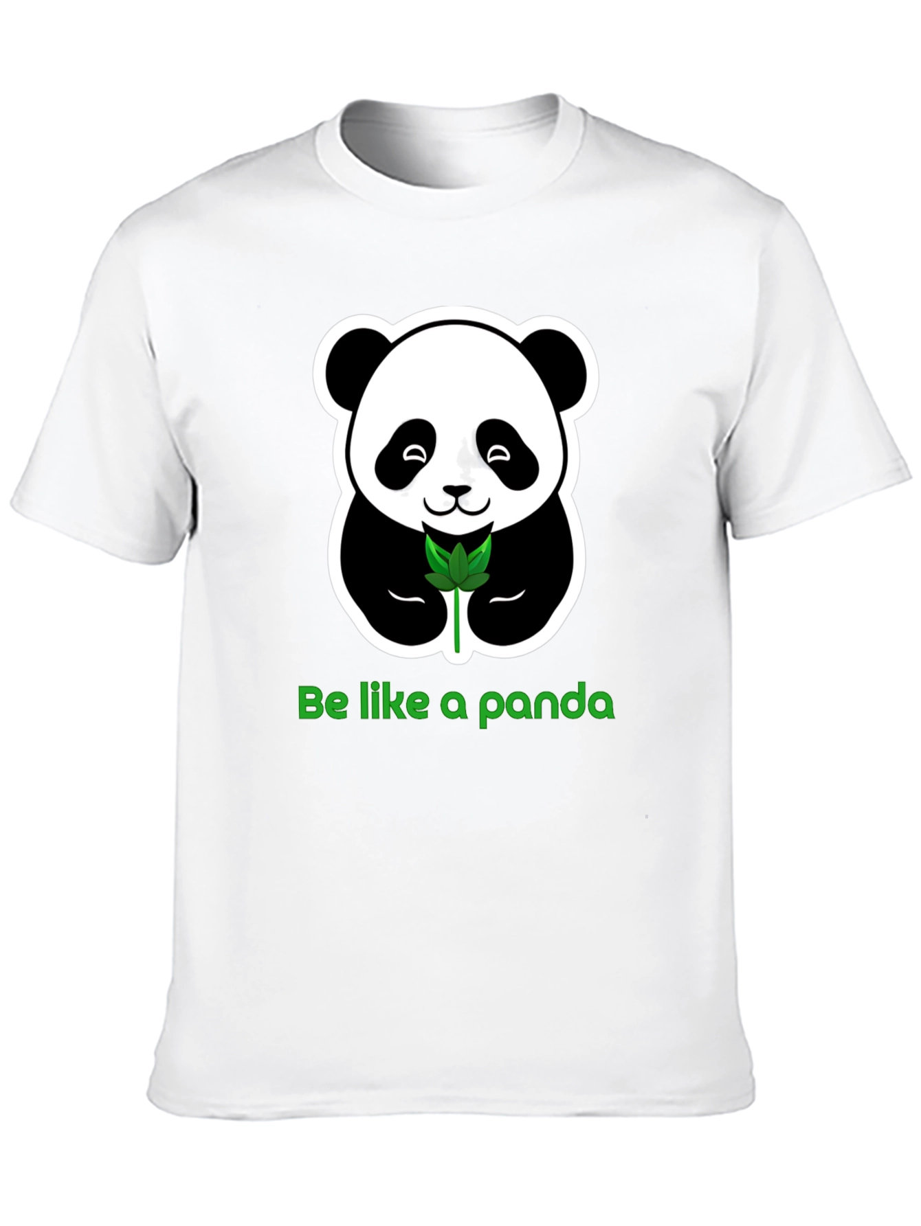 Black Be Like a Panda Graphic Tee - Relaxed Fit view 10