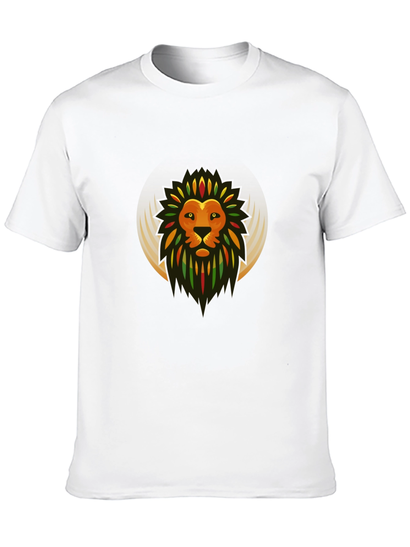Black Rasta Lion Graphic Tee - Stylish Black T-Shirt view 10