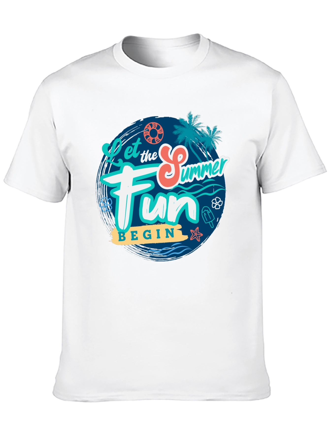 Black Summer Fun Graphic Tee - Unisex view 10